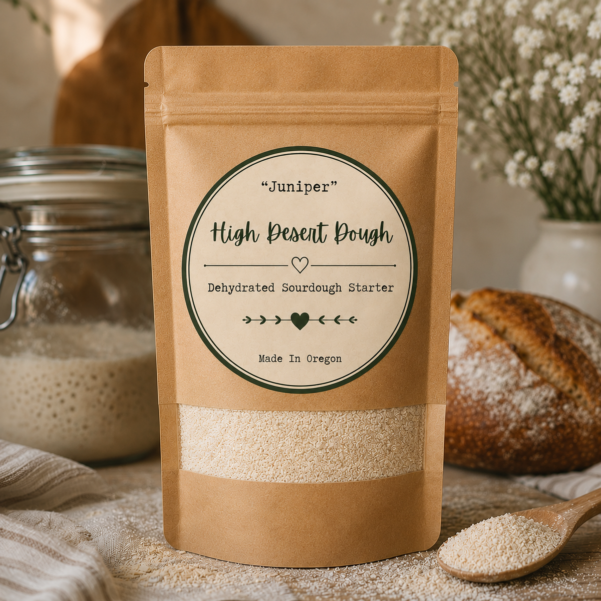 "Juniper" The Dehydrated Sourdough Starter