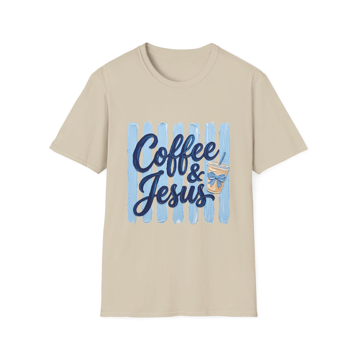 "Coffee & Jesus" Casual Graphic Tee