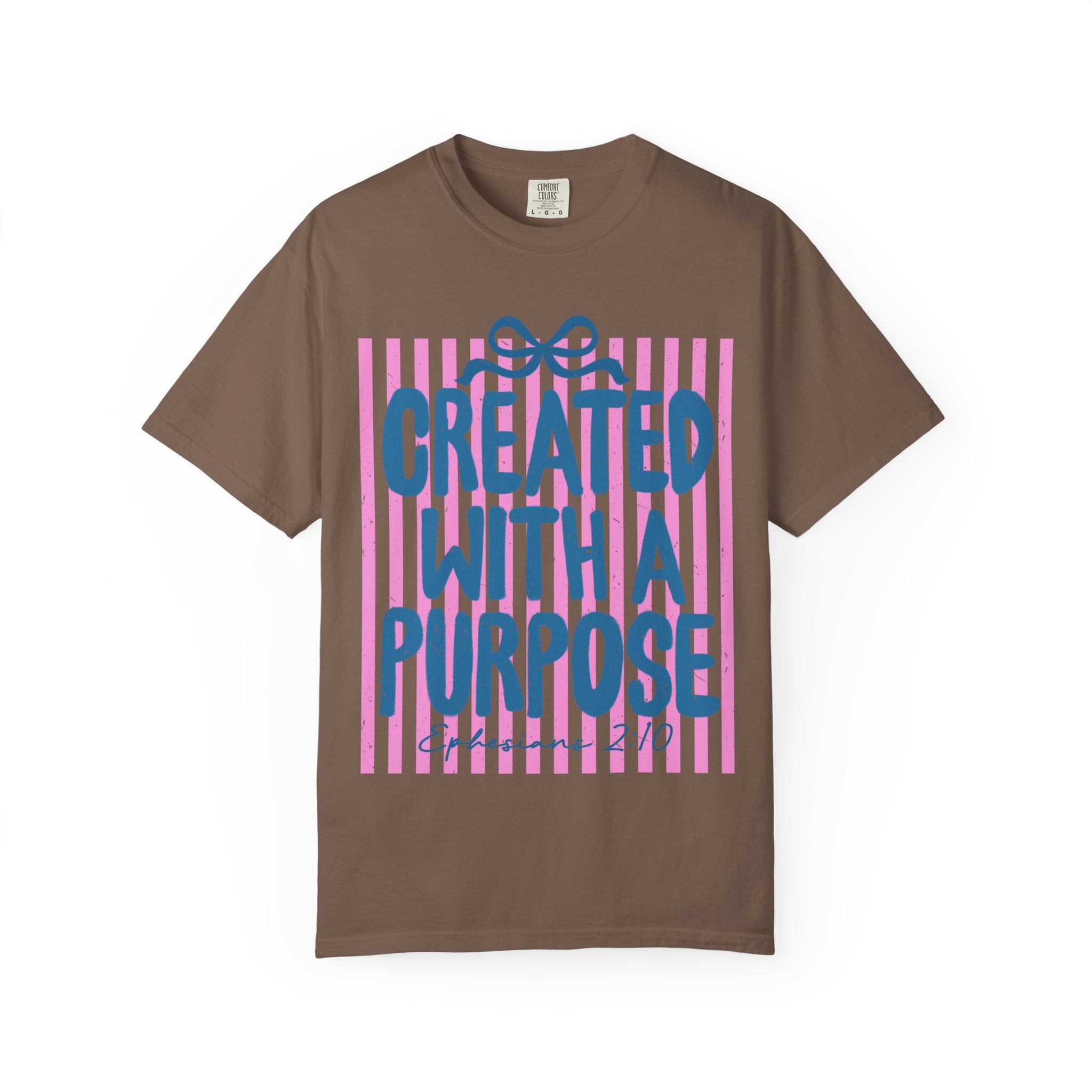 Created With a Purpose T-Shirt — Inspirational Graphic Tee