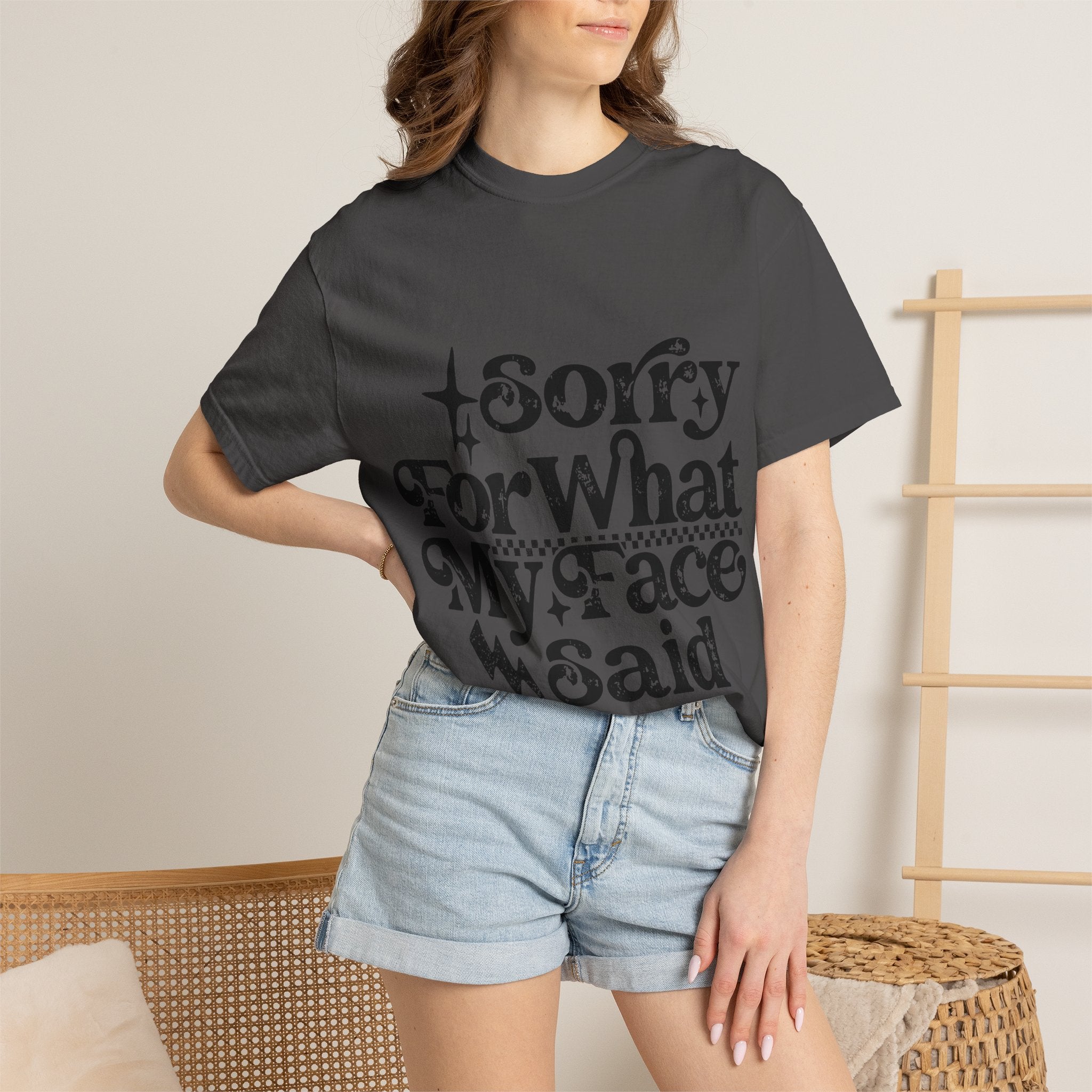 Sorry For What My Face Said T-Shirt