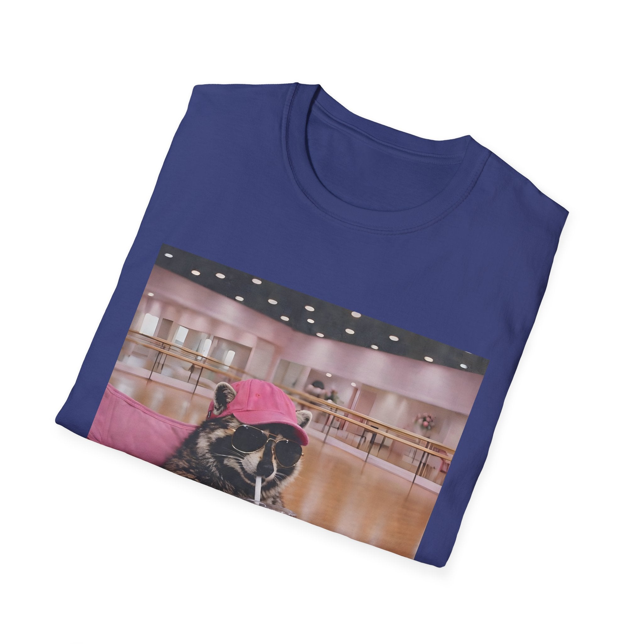 T-Shirt — Cute Dance Mom Graphic Tee ("I Live Here Now")