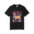 4th of July Hot Dog T-Shirt — "You Look Like the 4th of July Hotdog" Patriotic BBQ Tee