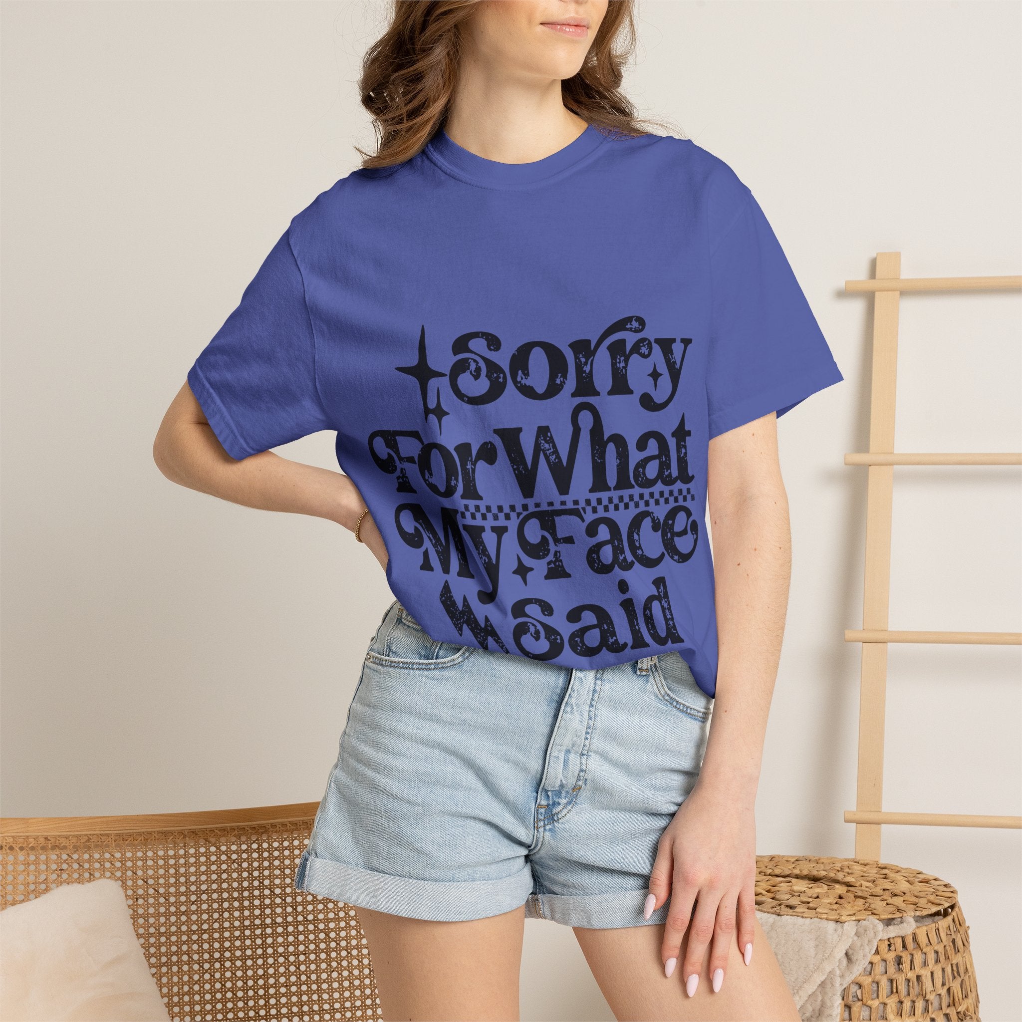 Sorry For What My Face Said T-Shirt