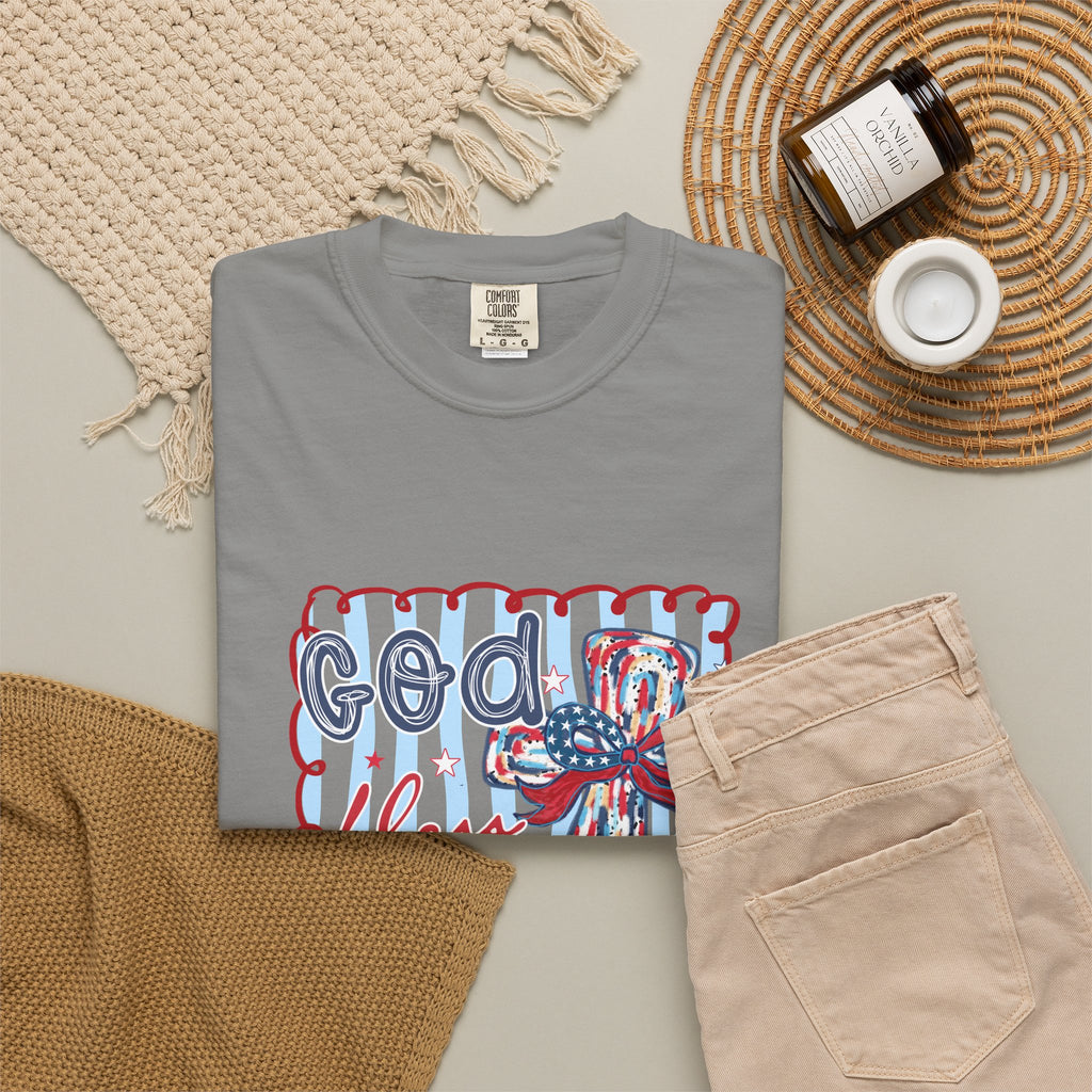 God Bless the USA Patriotic T-Shirt