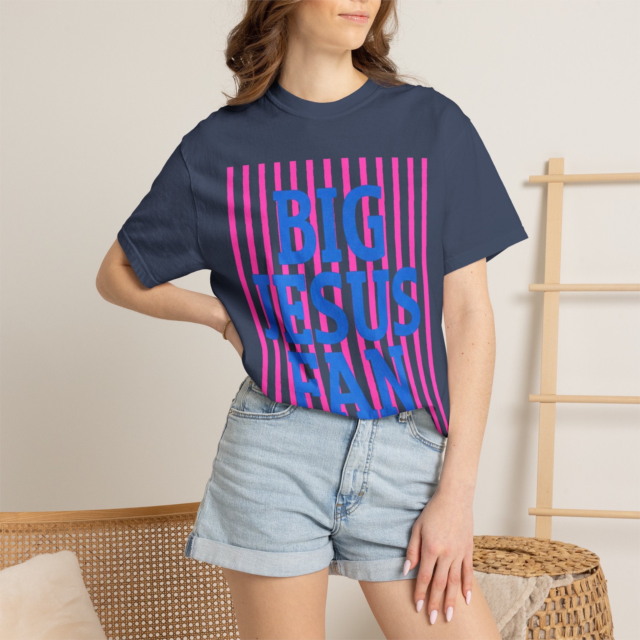 Big Jesus Fan T-Shirt — Bold Christian Faith Tee