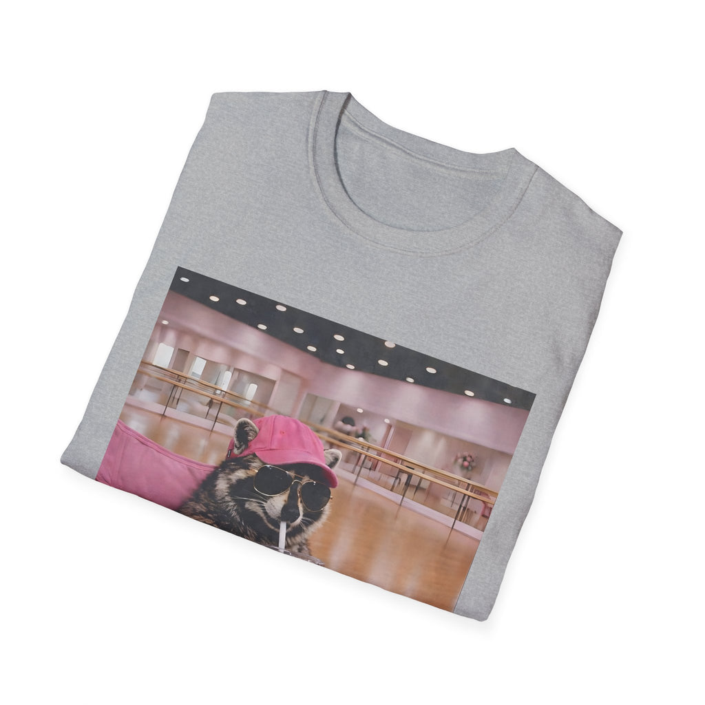 T-Shirt — Cute Dance Mom Graphic Tee ("I Live Here Now")