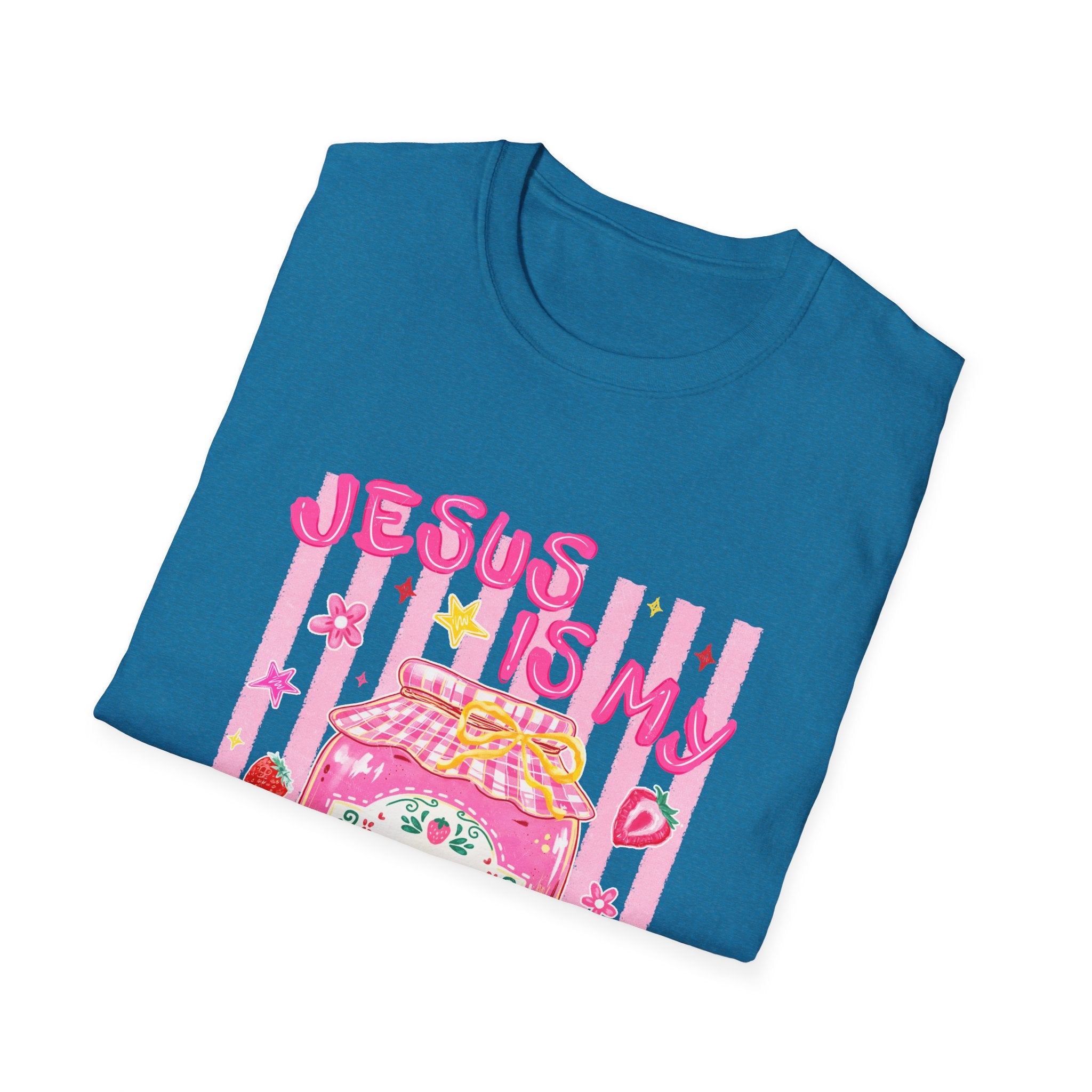 Jesus Is My Jam T‑Shirt — Cute Pink Faith Graphic Tee