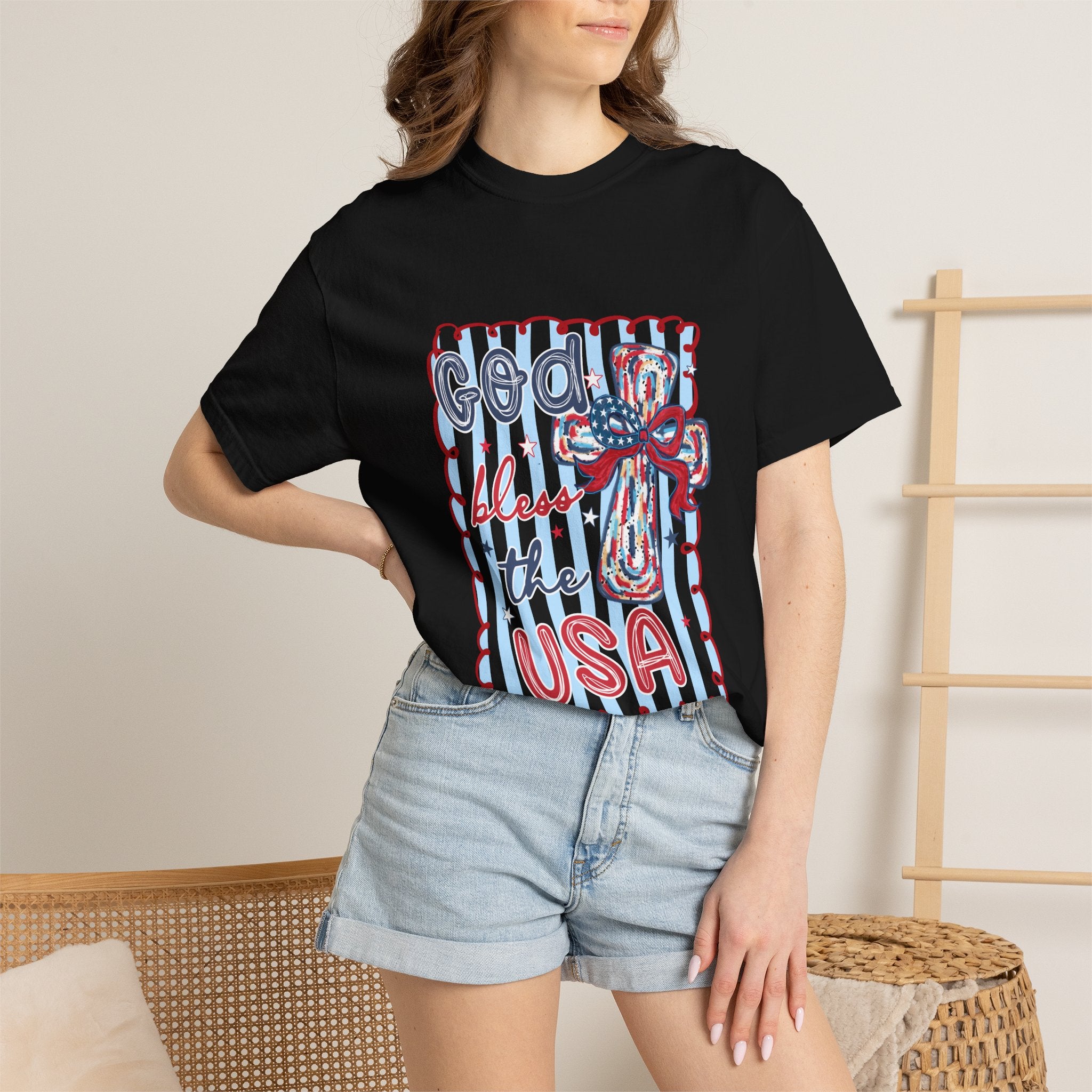 God Bless the USA Patriotic T-Shirt