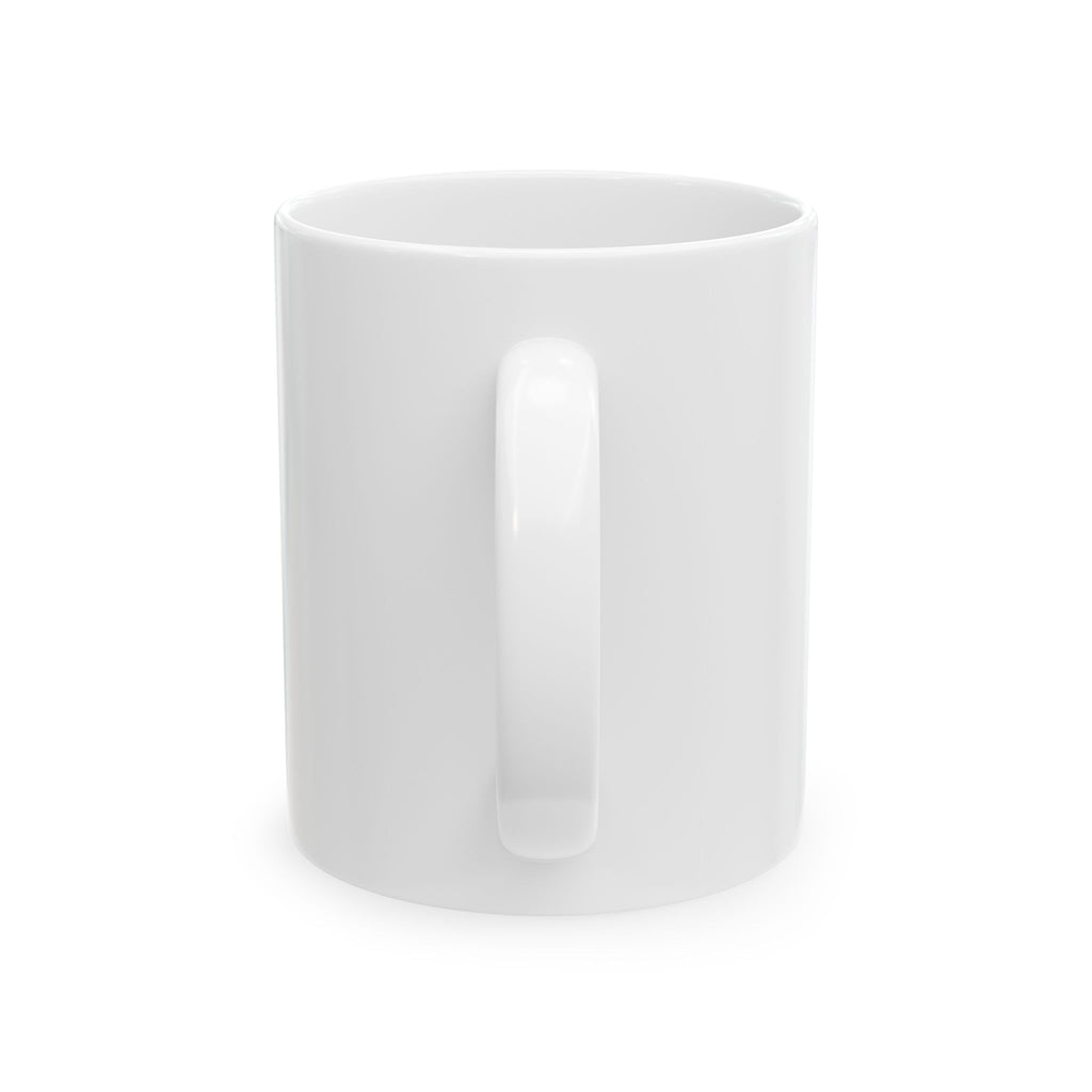 Coffee Mug — "All I Need Is Love and a Good Cup of Coffee" Pink Typography