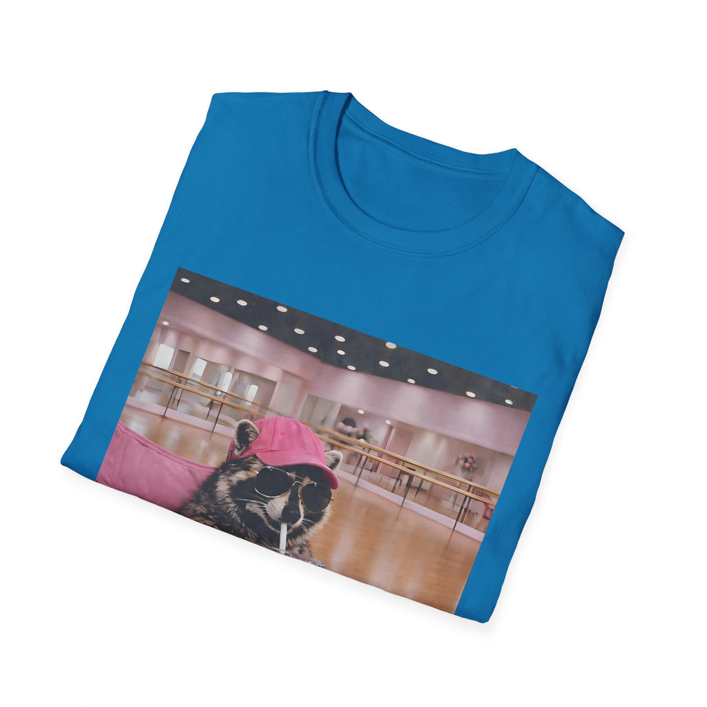T-Shirt — Cute Dance Mom Graphic Tee ("I Live Here Now")