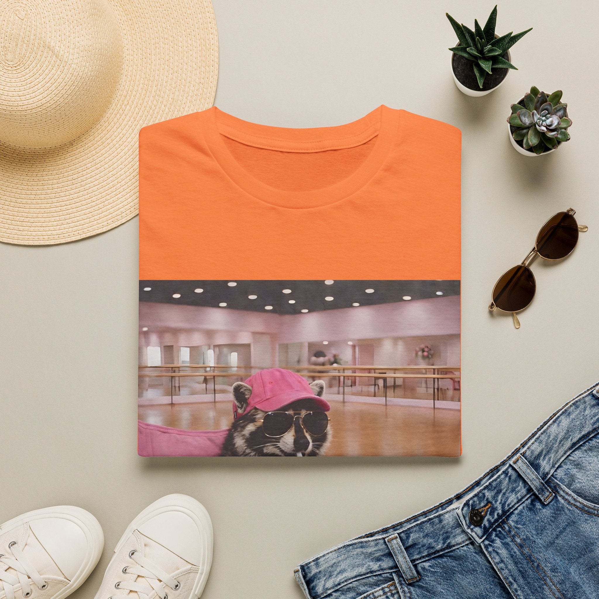 T-Shirt — Cute Dance Mom Graphic Tee ("I Live Here Now")