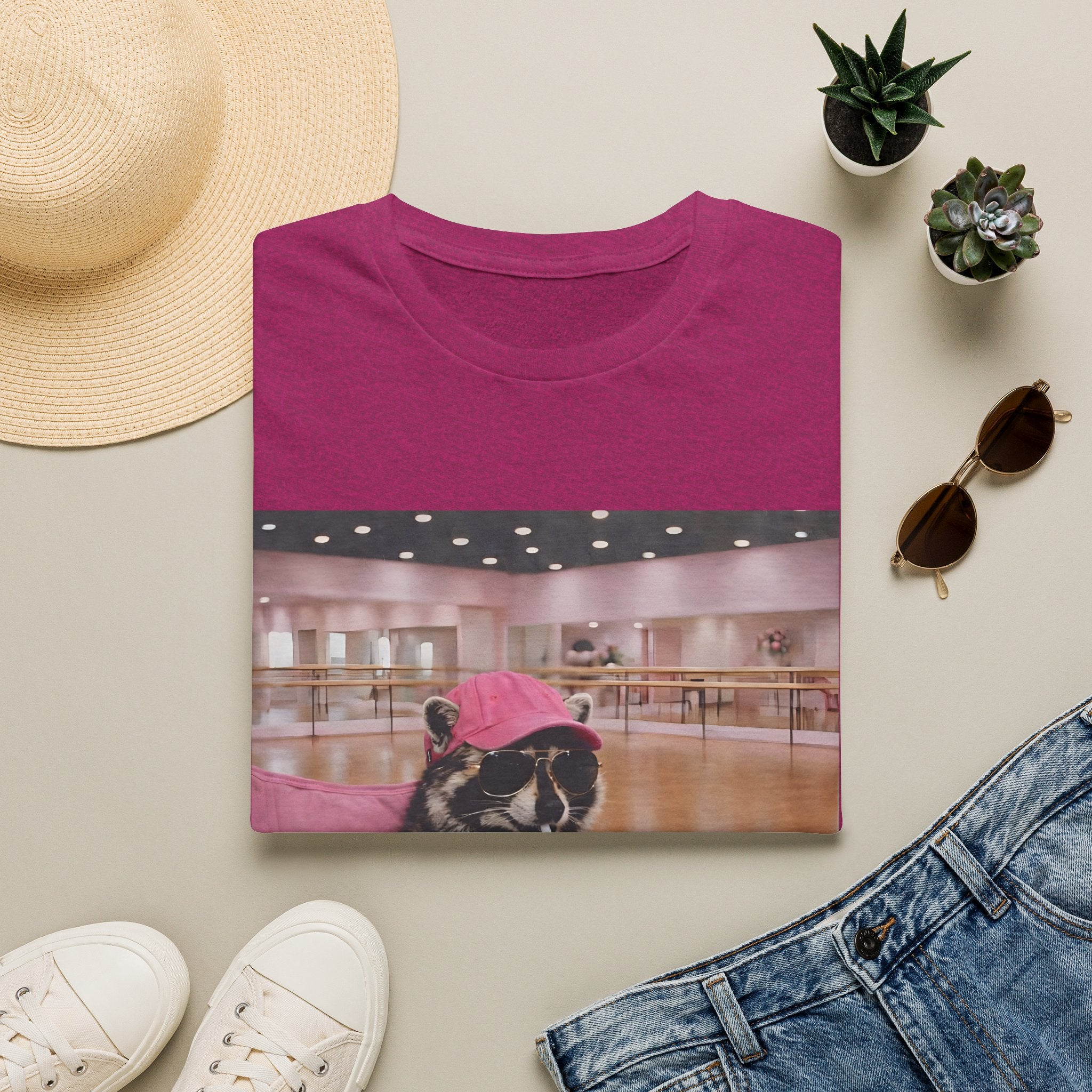 T-Shirt — Cute Dance Mom Graphic Tee ("I Live Here Now")