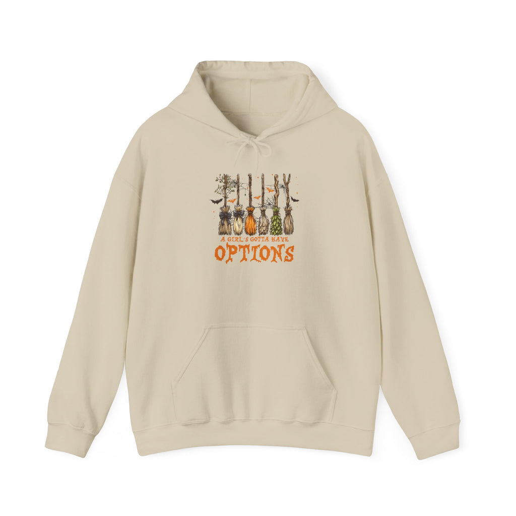 Broom Options Hooded Sweatshirt