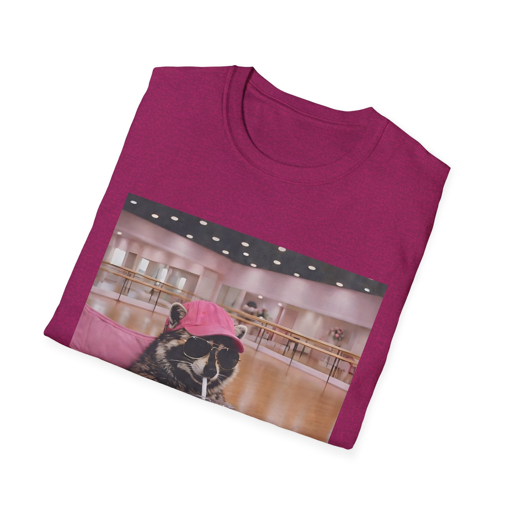 T-Shirt — Cute Dance Mom Graphic Tee ("I Live Here Now")