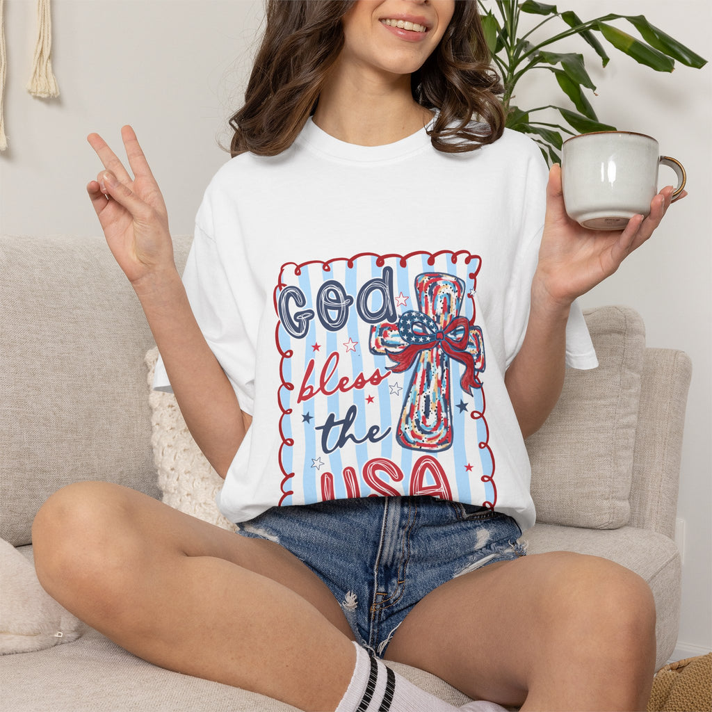 God Bless the USA Patriotic T-Shirt