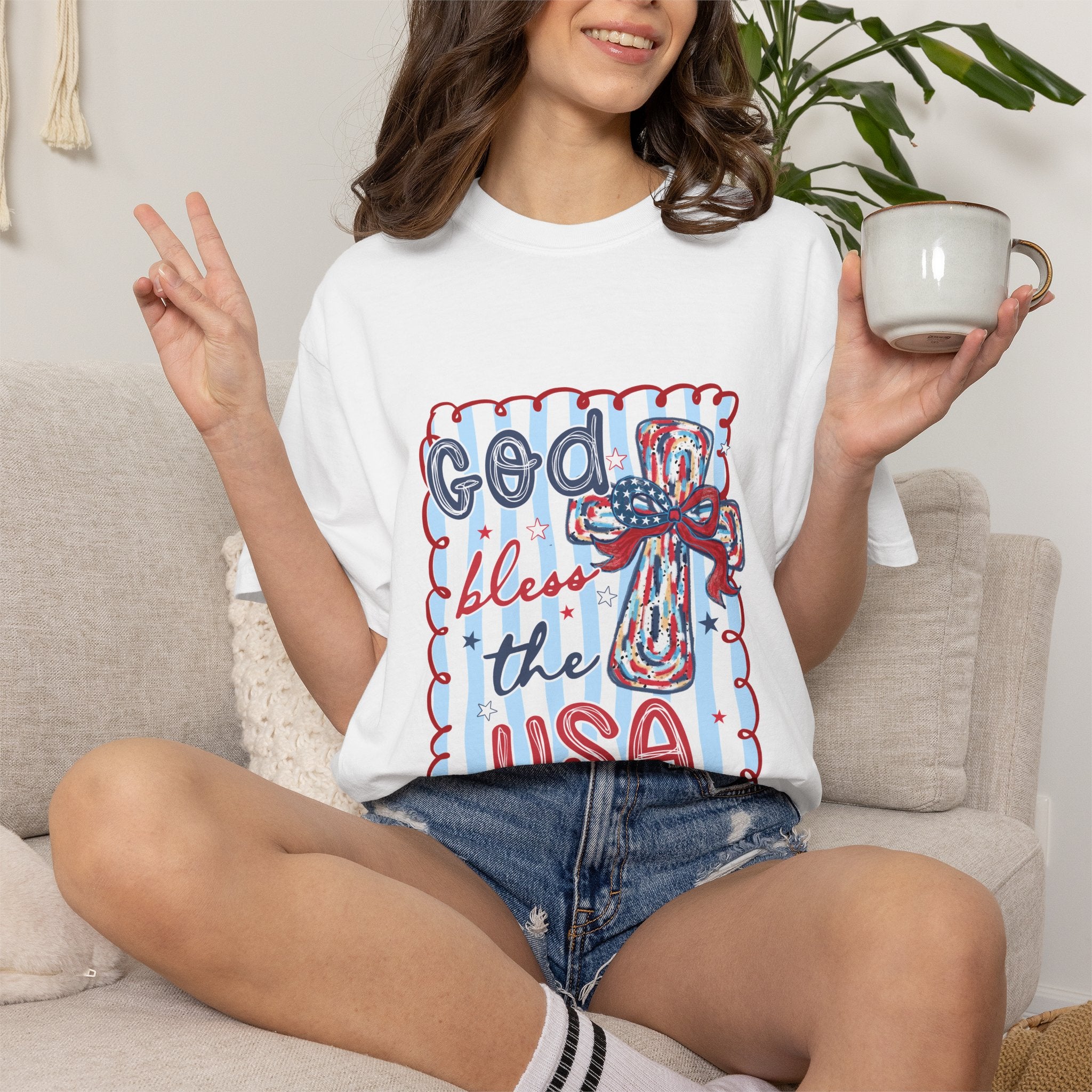 God Bless the USA Patriotic T-Shirt