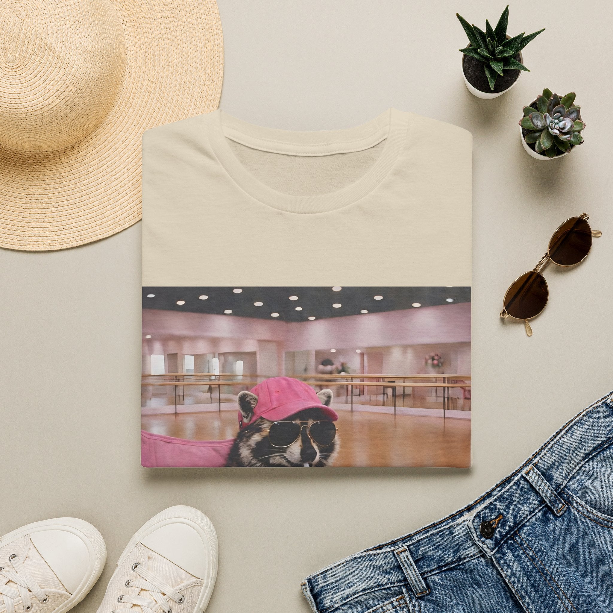 T-Shirt — Cute Dance Mom Graphic Tee ("I Live Here Now")