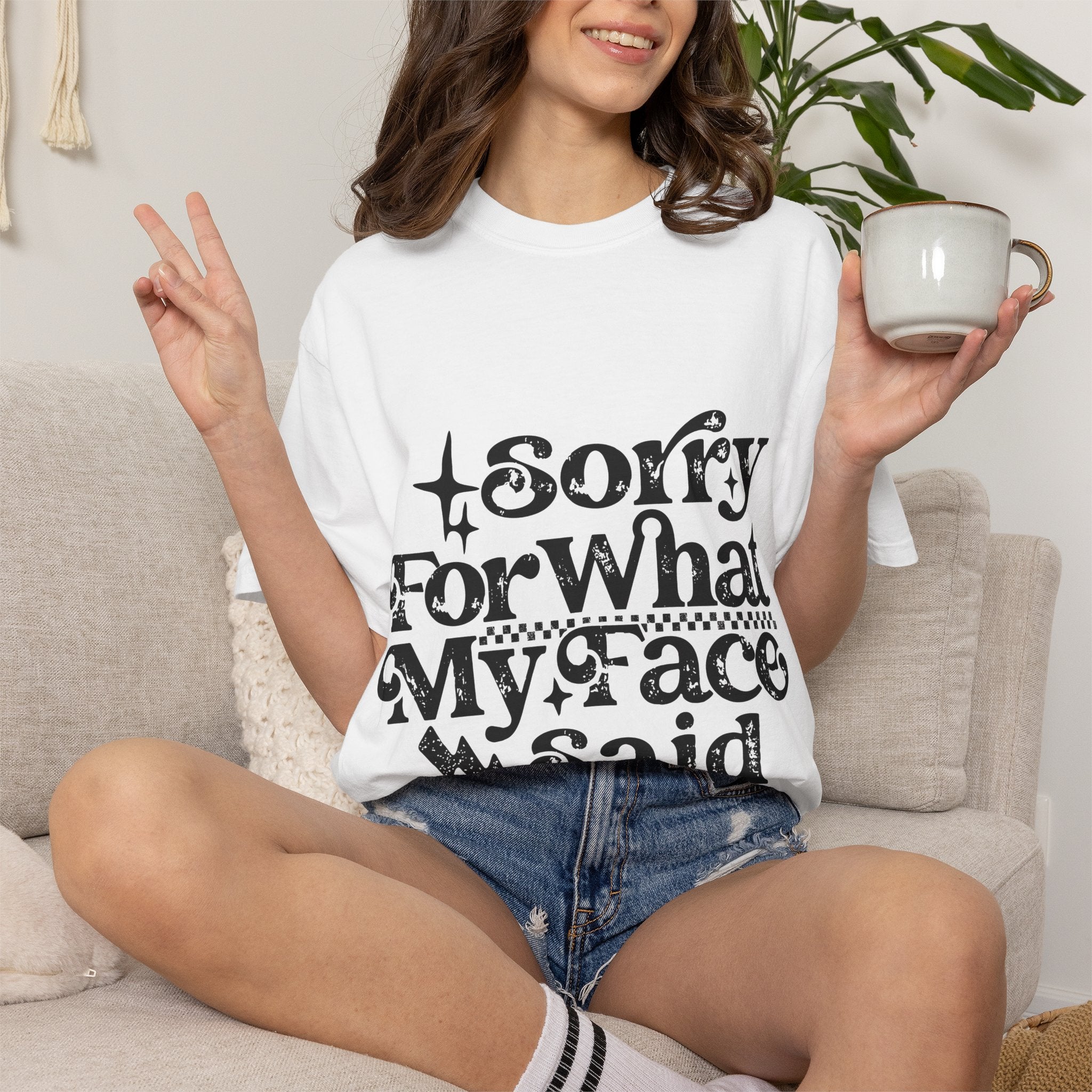 Sorry For What My Face Said T-Shirt