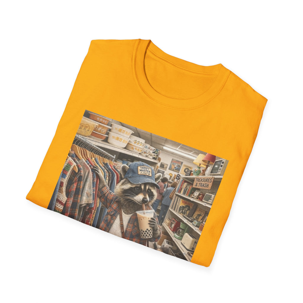 Thrifted Raccoon T-Shirt — "I'd Thrift That" Vintage Store Graphic Tee