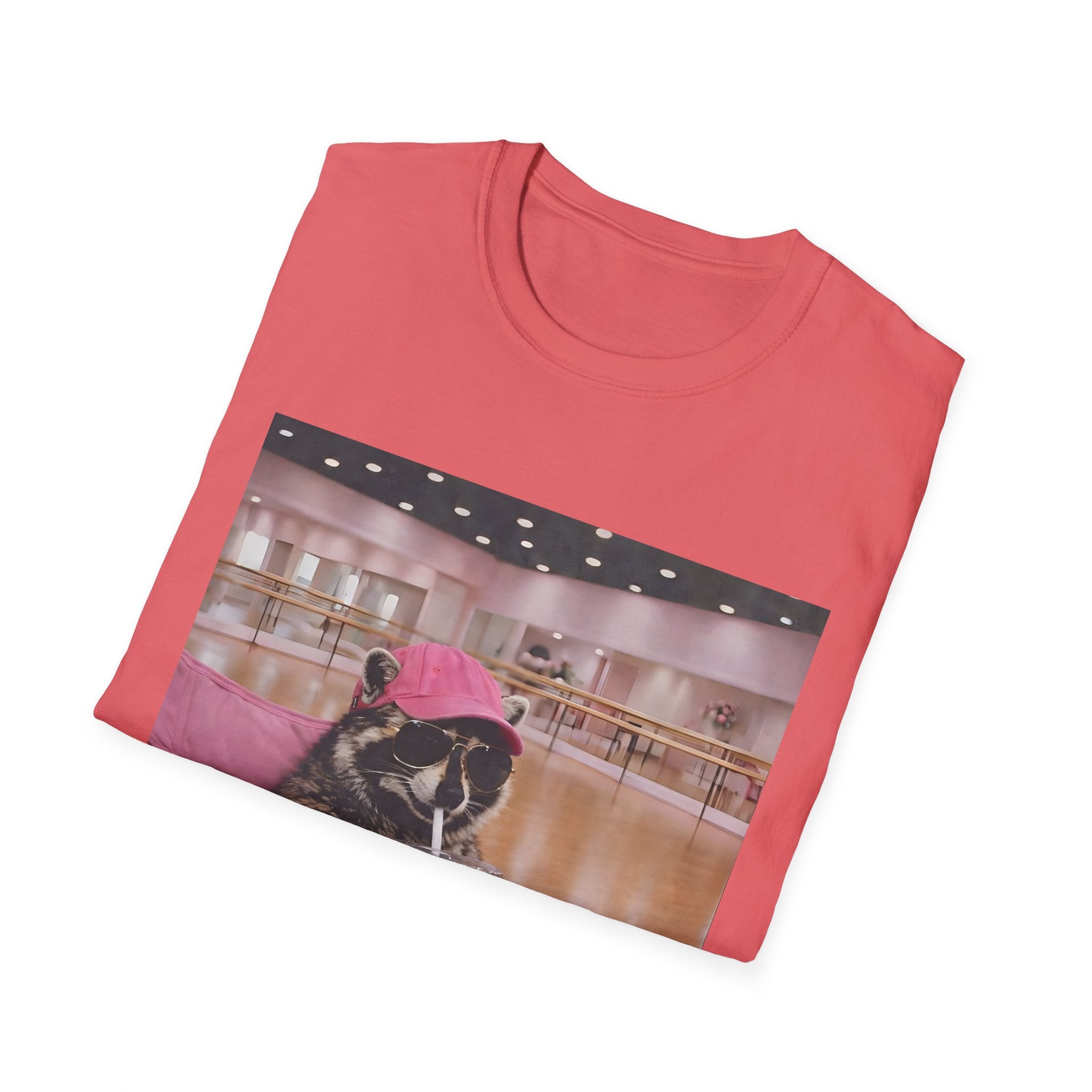 T-Shirt — Cute Dance Mom Graphic Tee ("I Live Here Now")