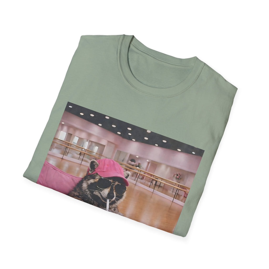 T-Shirt — Cute Dance Mom Graphic Tee ("I Live Here Now")