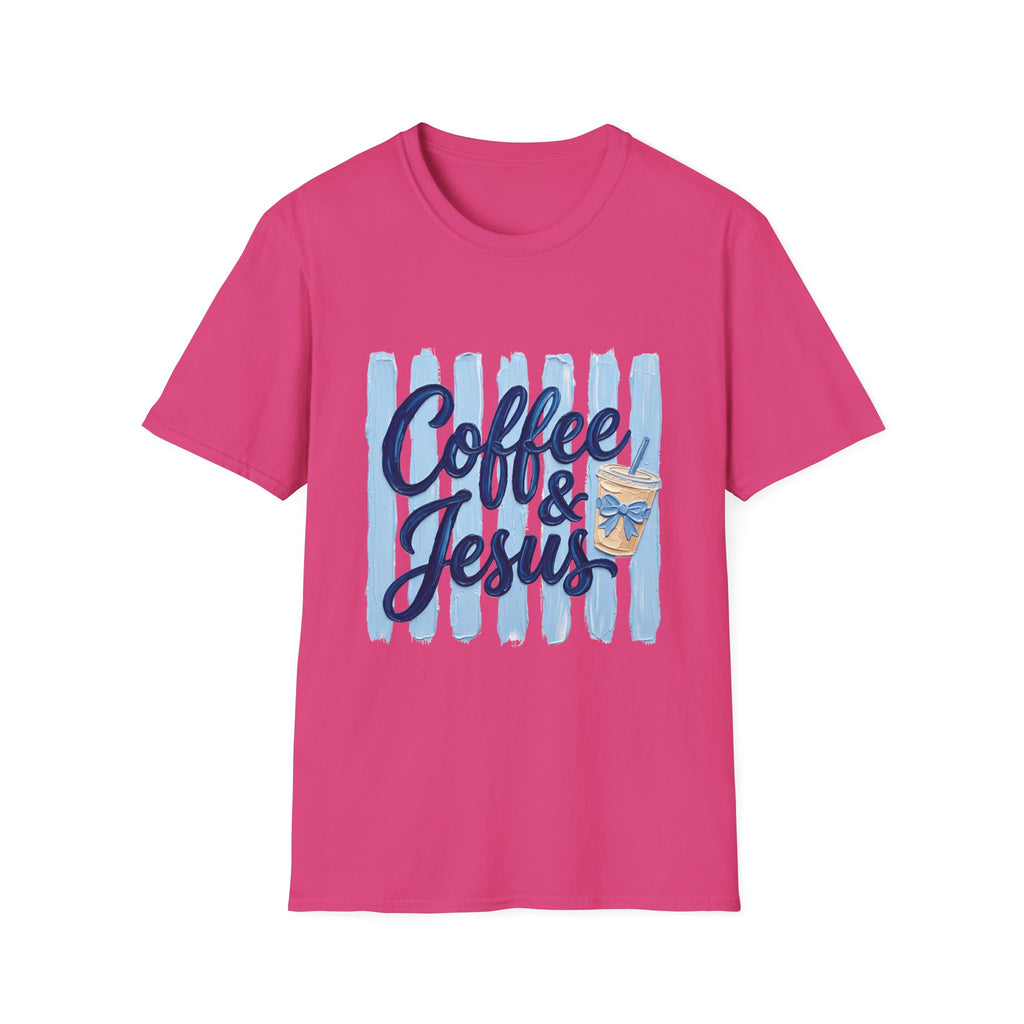 "Coffee & Jesus" Casual Graphic Tee