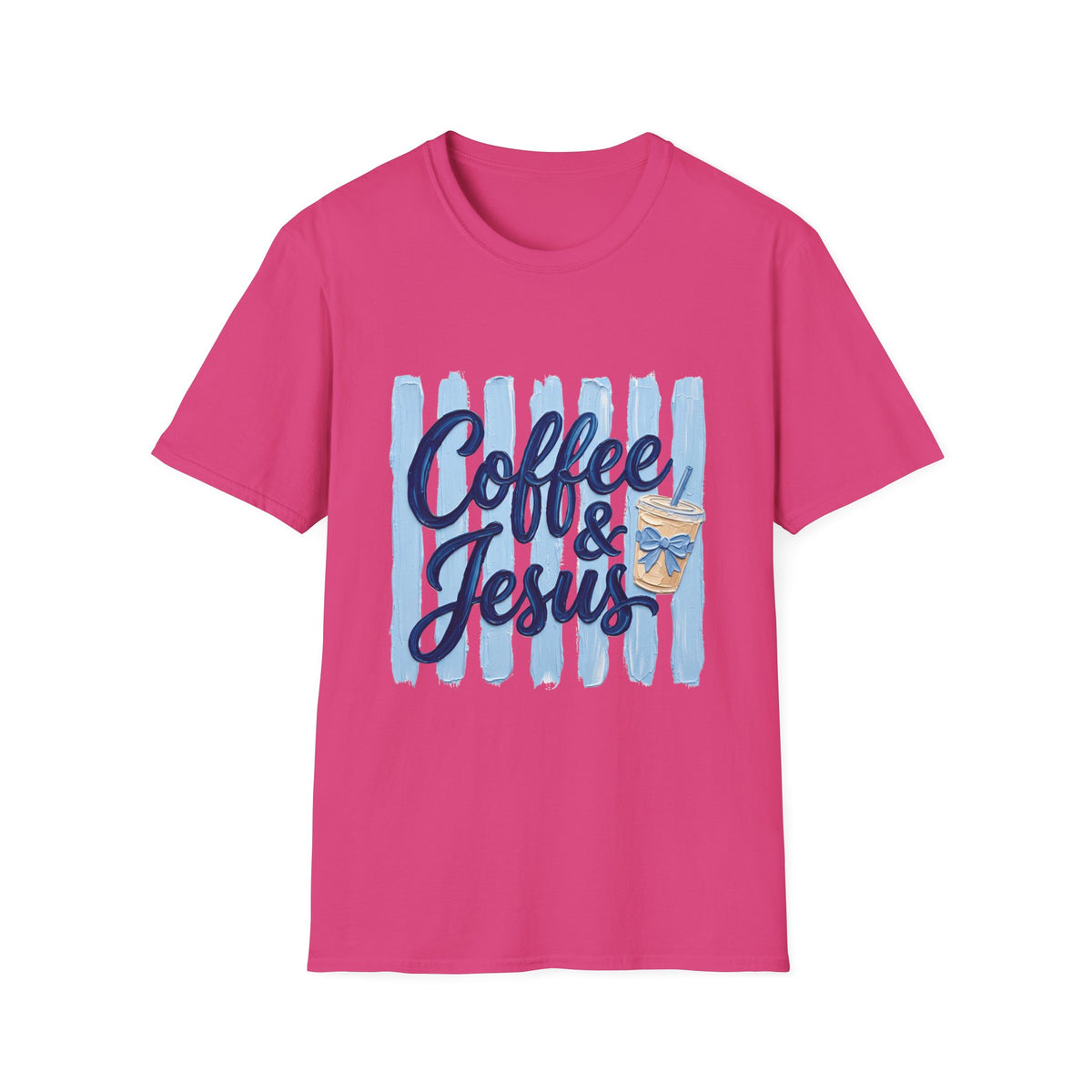 "Coffee & Jesus" Casual Graphic Tee