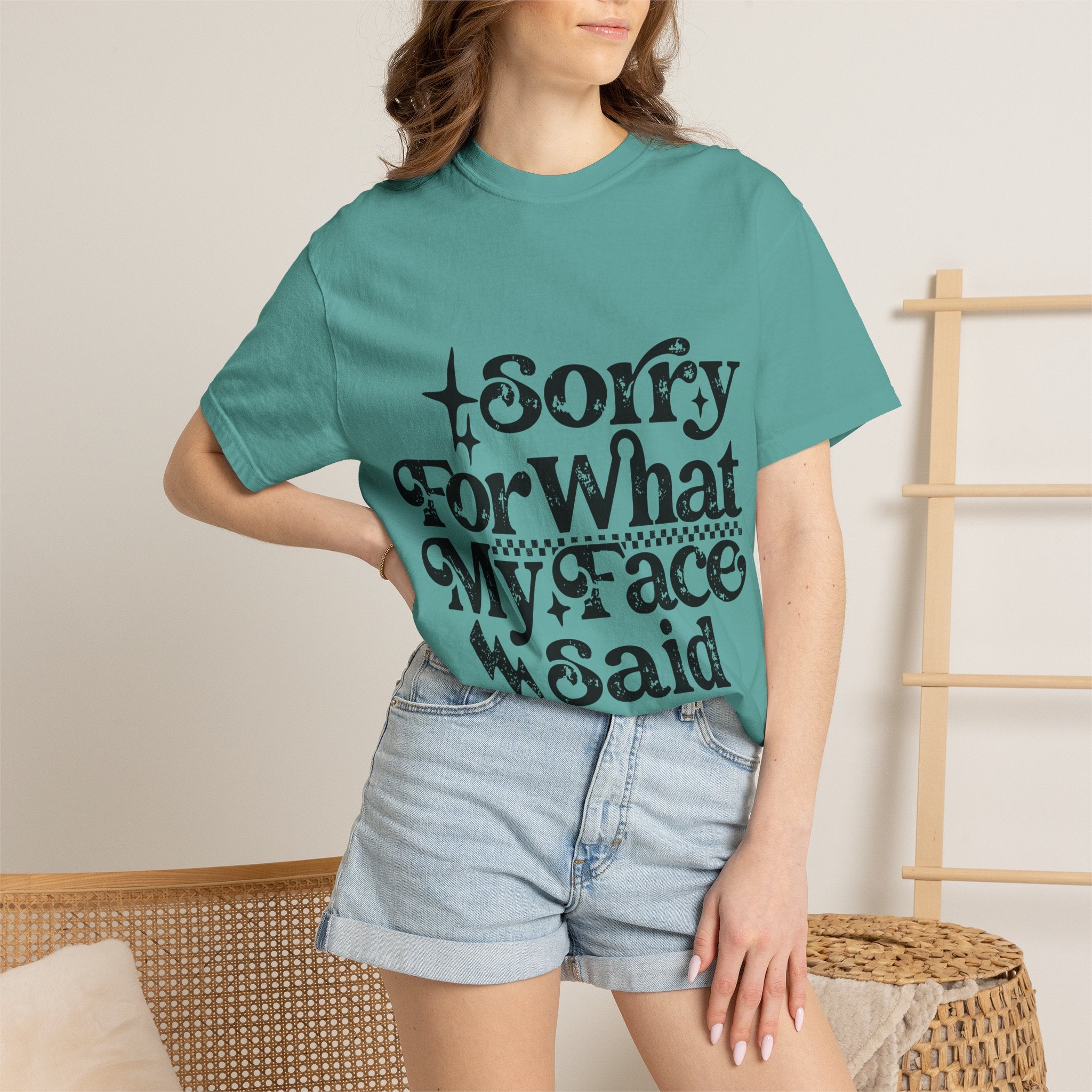Sorry For What My Face Said T-Shirt
