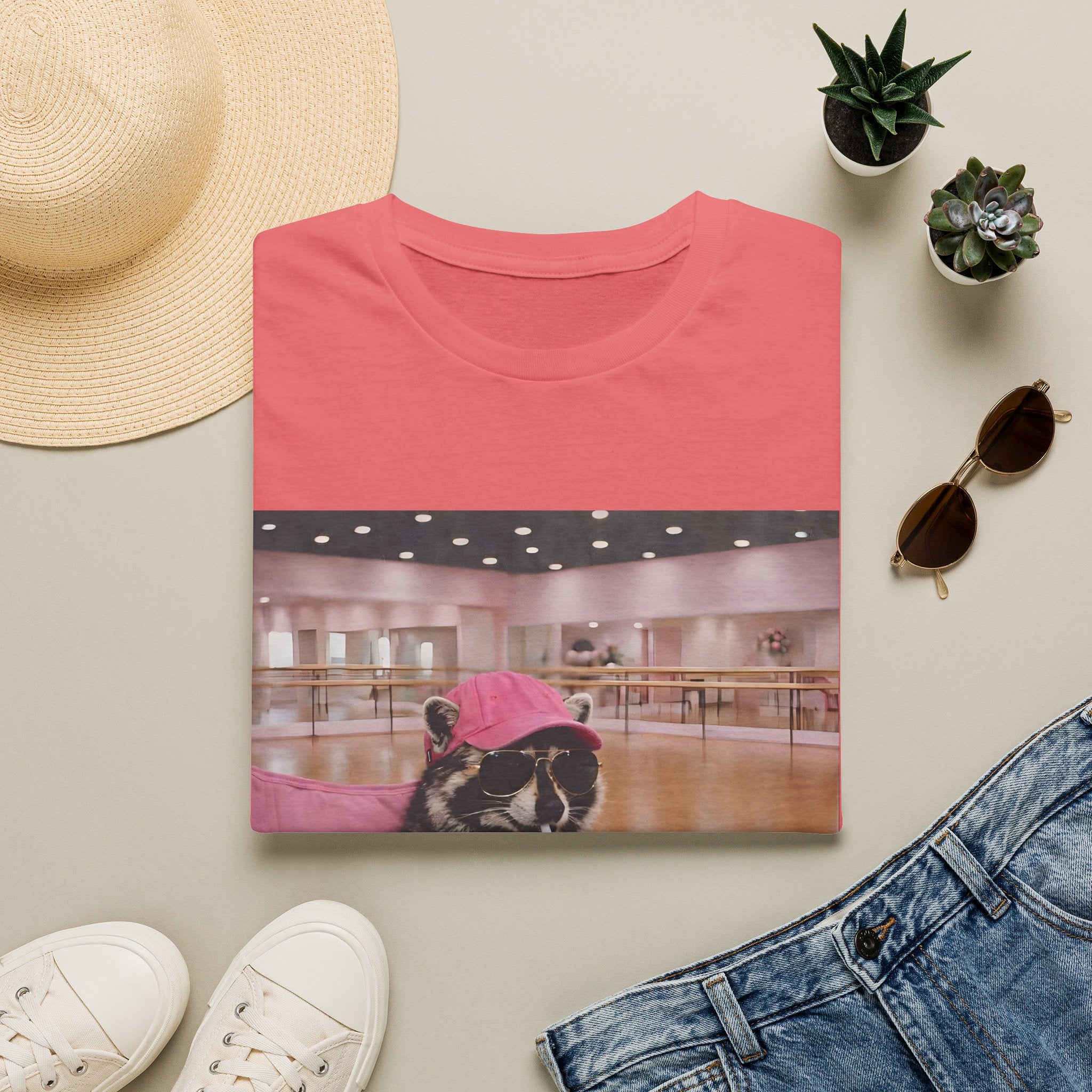 T-Shirt — Cute Dance Mom Graphic Tee ("I Live Here Now")