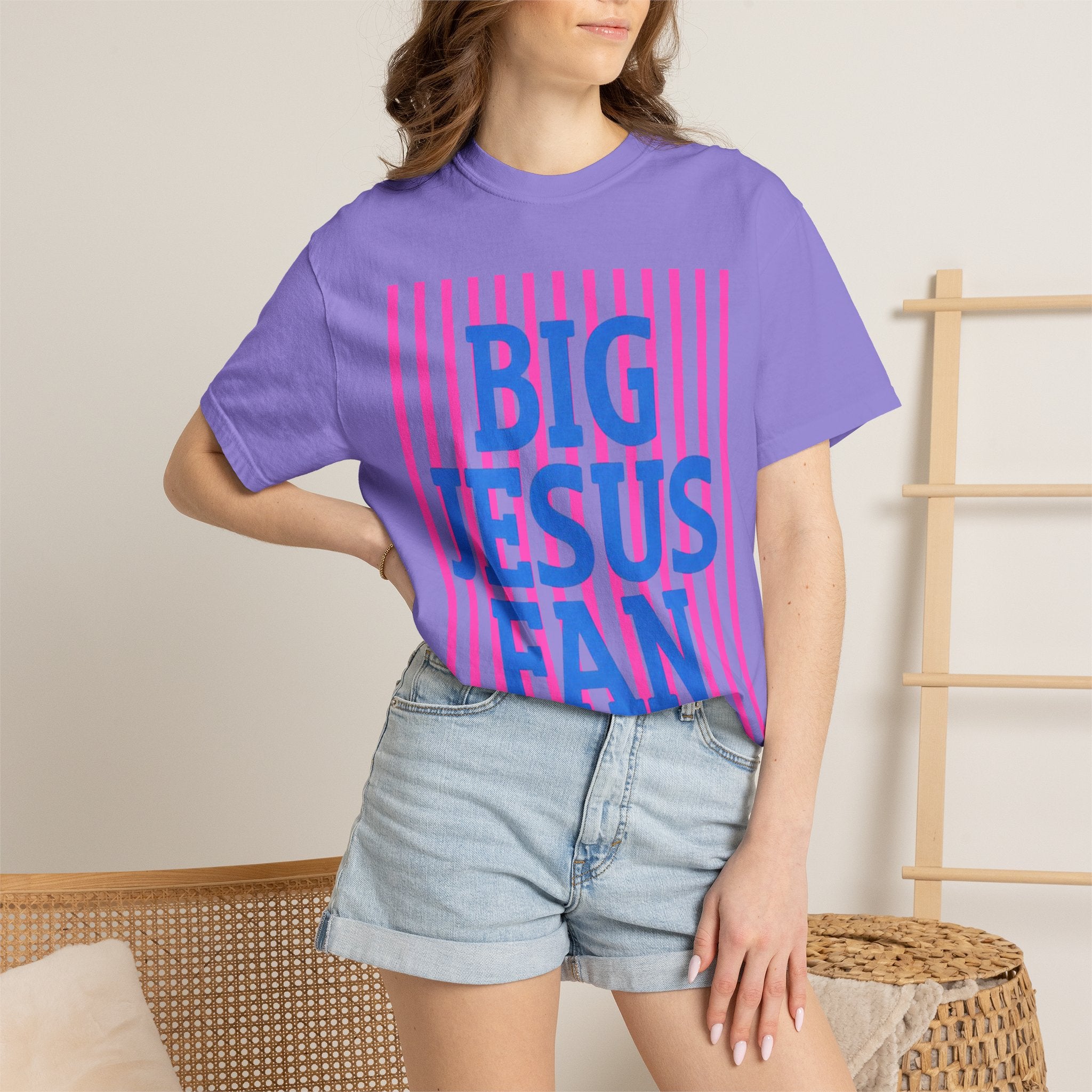 Big Jesus Fan T-Shirt — Bold Christian Faith Tee