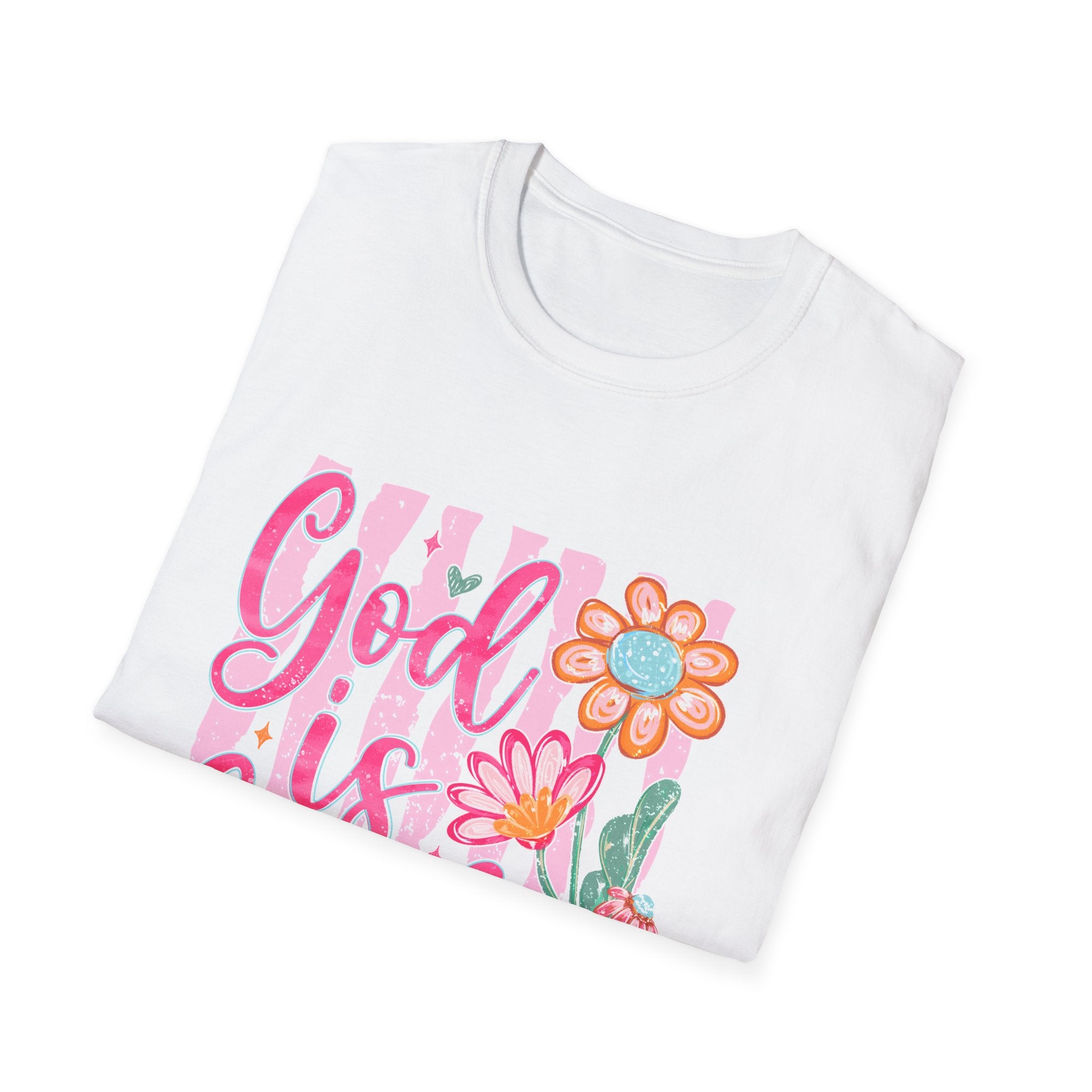 God Is Good Floral T‑Shirt — Inspirational Christian Tee