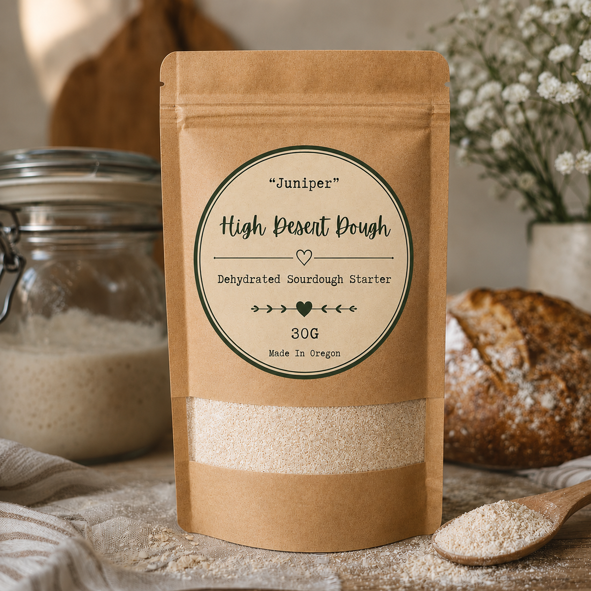 30G "Juniper" Dehydrated Sourdough Starter
