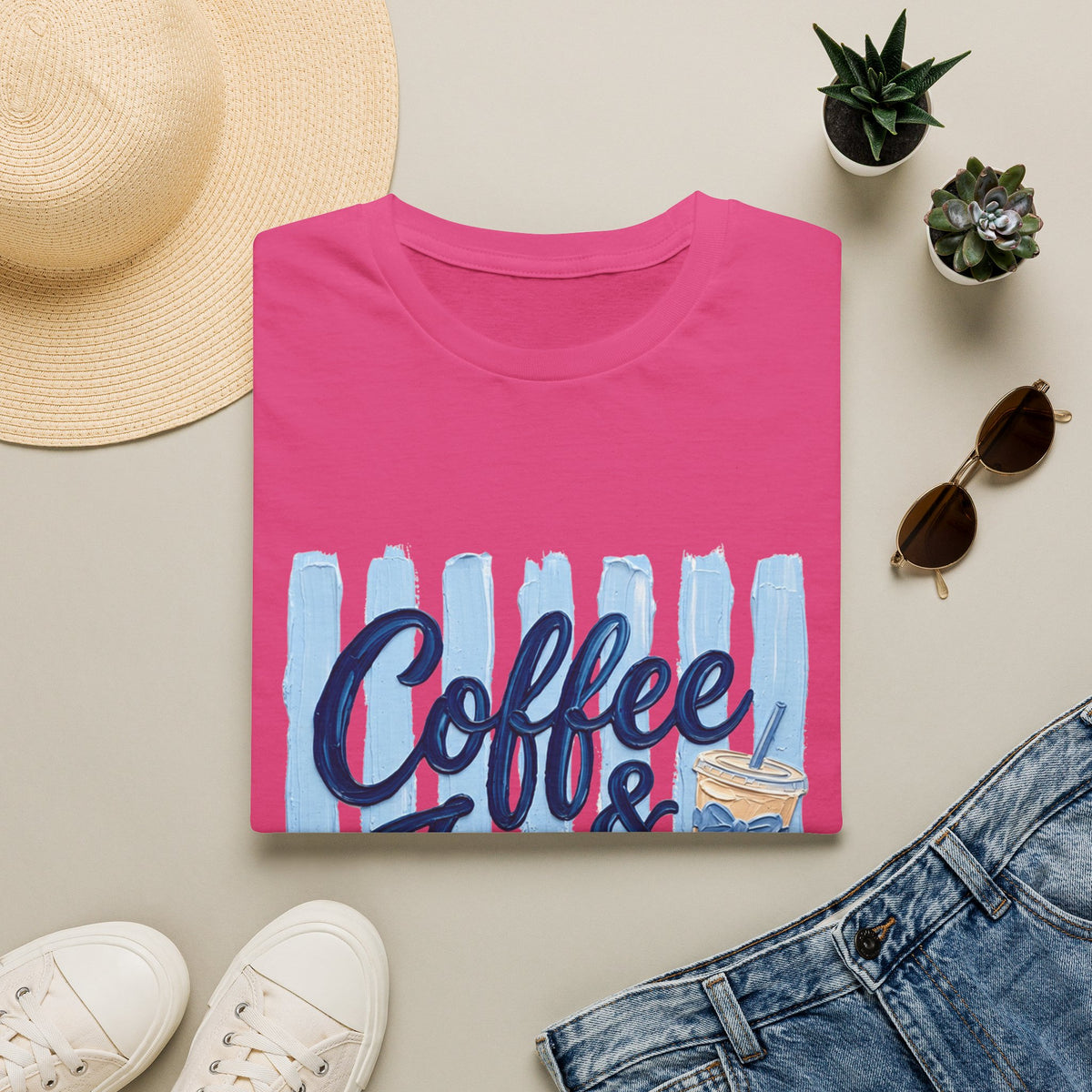 "Coffee & Jesus" Casual Graphic Tee