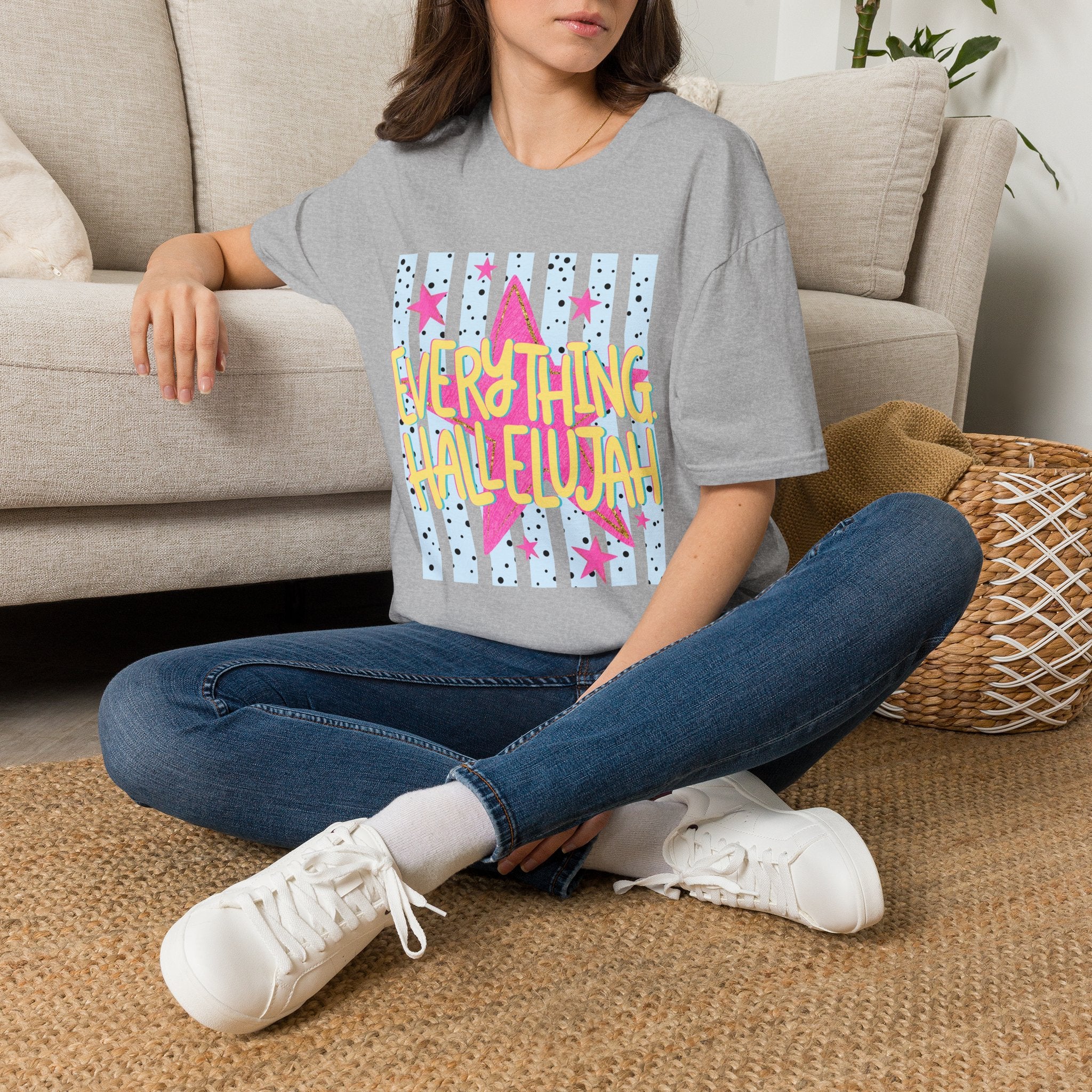 Everything Hallelujah T-Shirt — Retro Star Graphic Tee