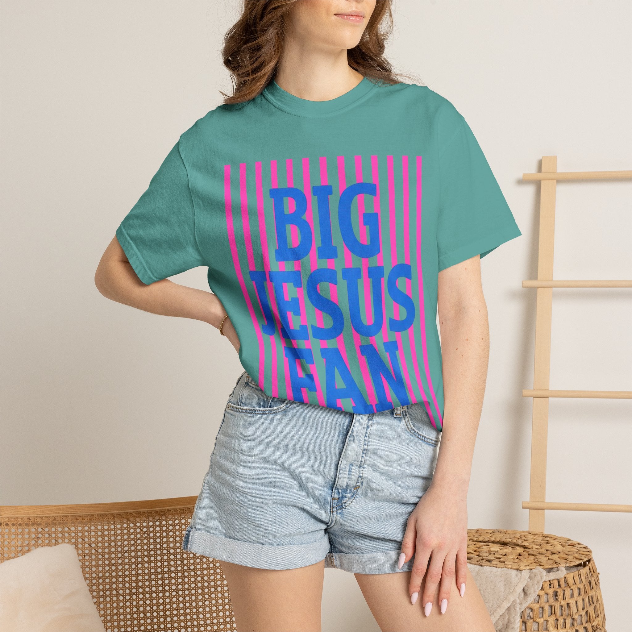 Big Jesus Fan T-Shirt — Bold Christian Faith Tee