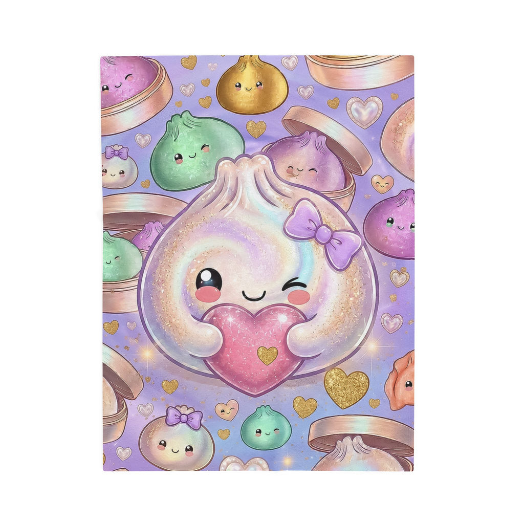 Dumpling Heart Plush Blanket
