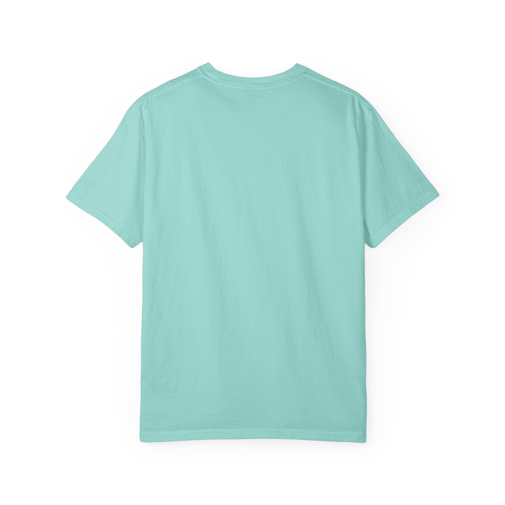 T-Shirt — "Sorry For What My Face Said" Graphic Tee (Pink & Blue Stripes)