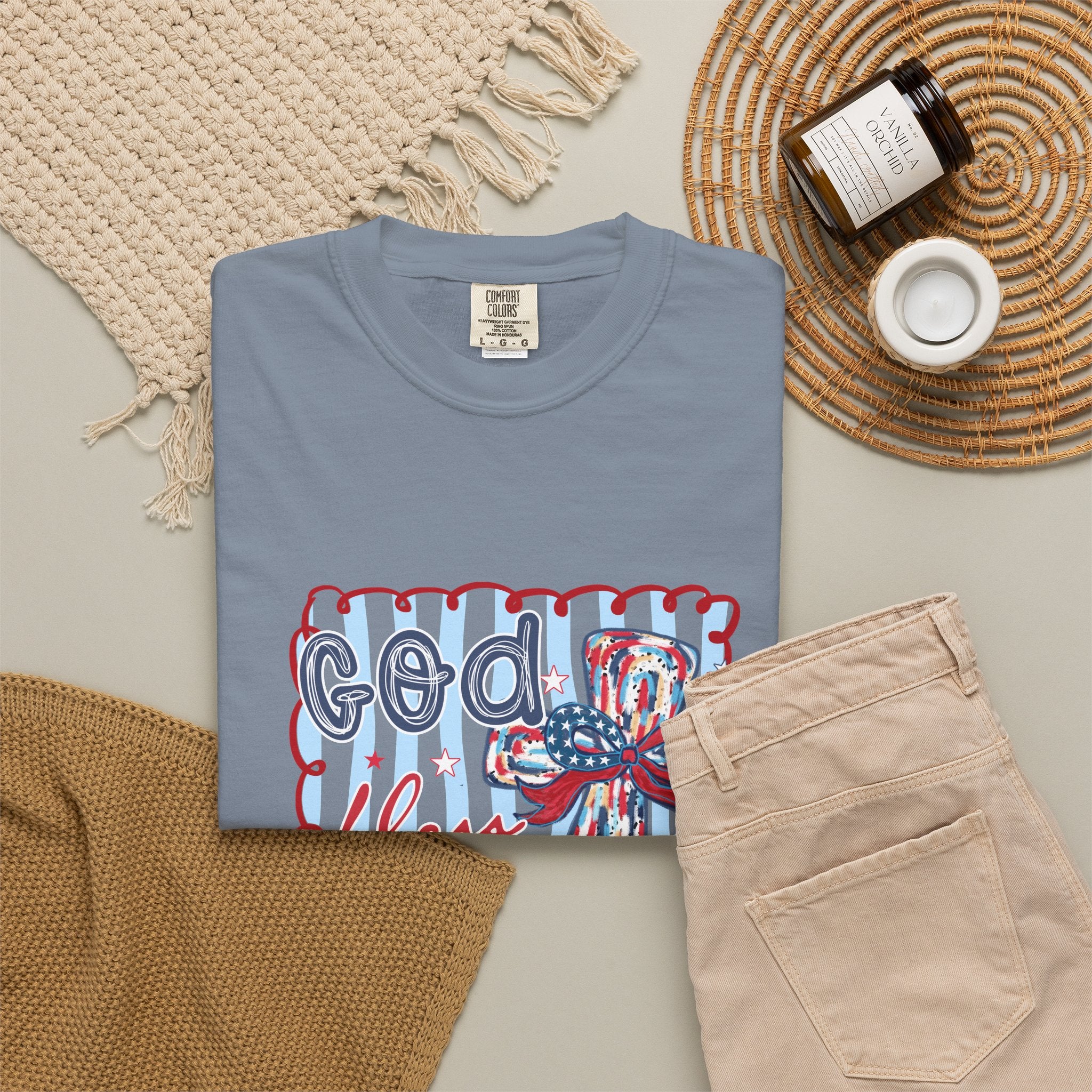 God Bless the USA Patriotic T-Shirt