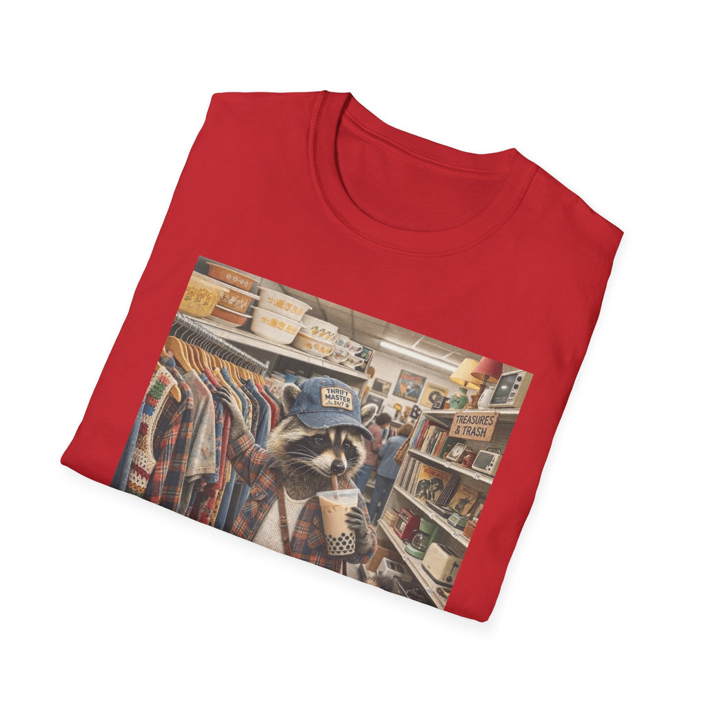 Thrifted Raccoon T-Shirt — "I'd Thrift That" Vintage Store Graphic Tee