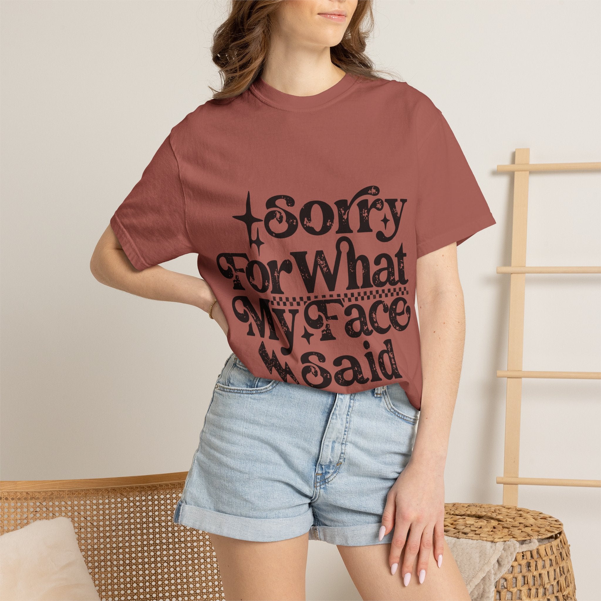 Sorry For What My Face Said T-Shirt