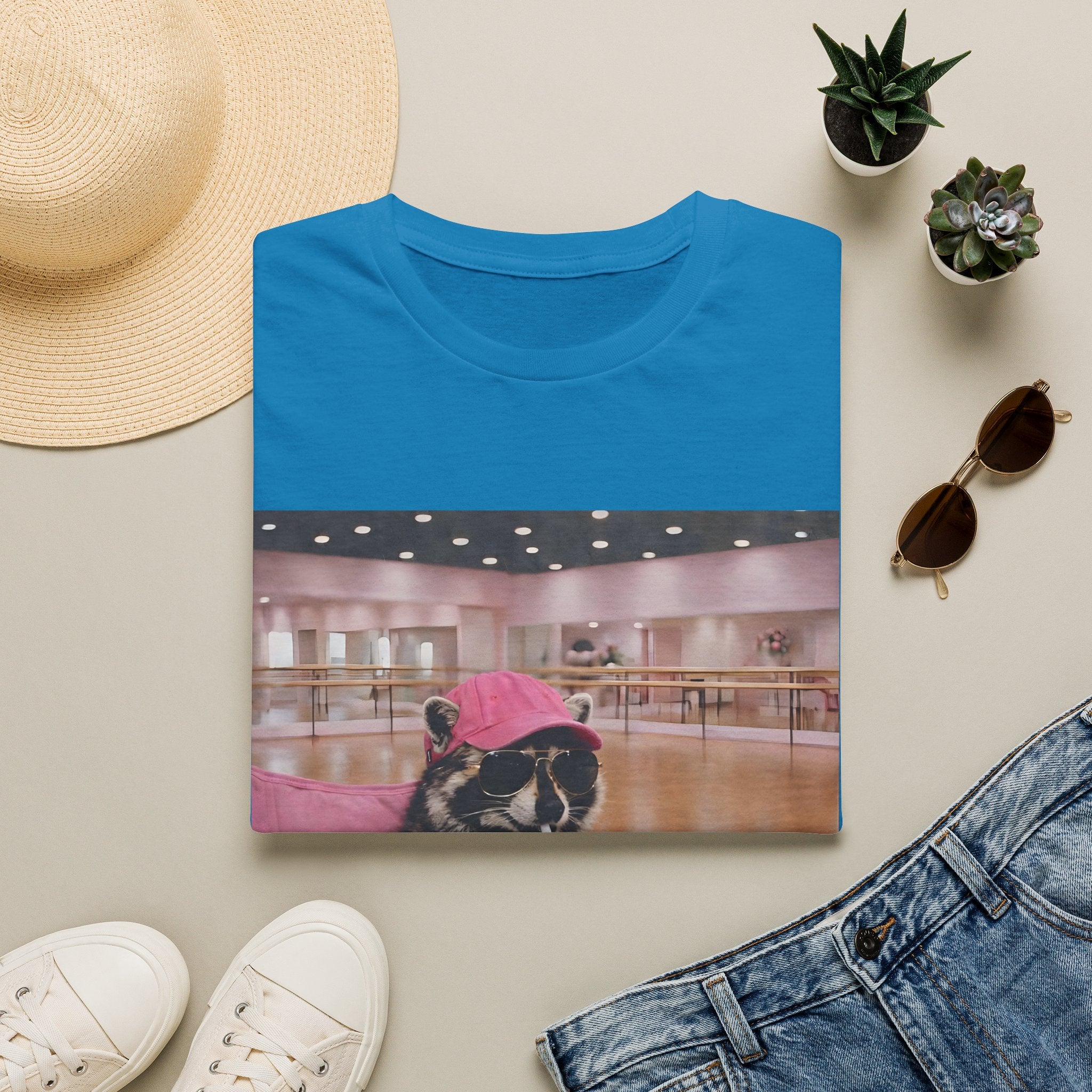 T-Shirt — Cute Dance Mom Graphic Tee ("I Live Here Now")