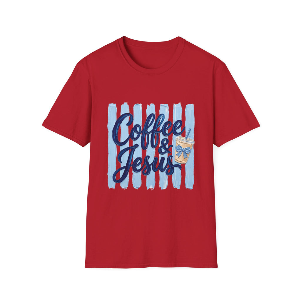 "Coffee & Jesus" Casual Graphic Tee