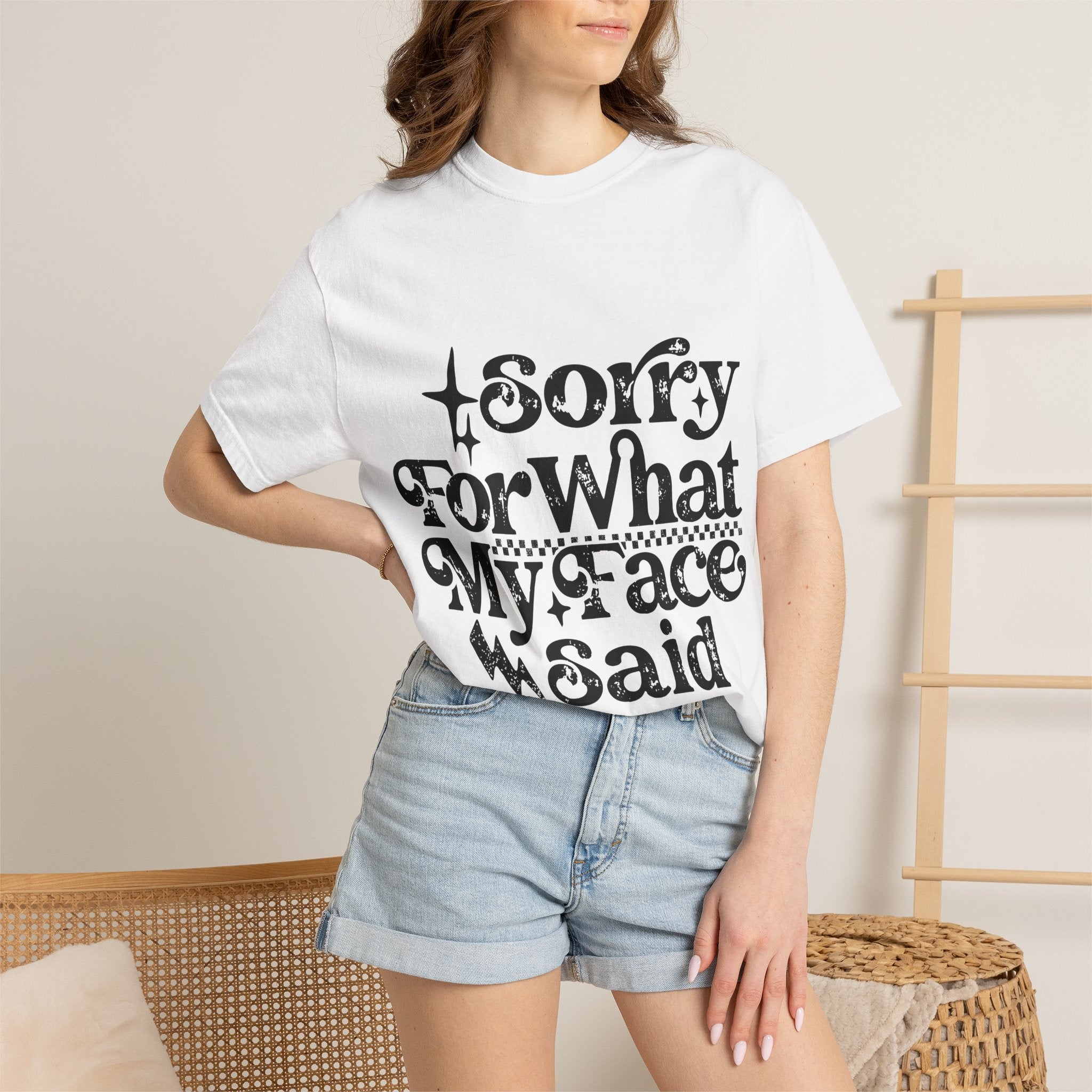 Sorry For What My Face Said T-Shirt