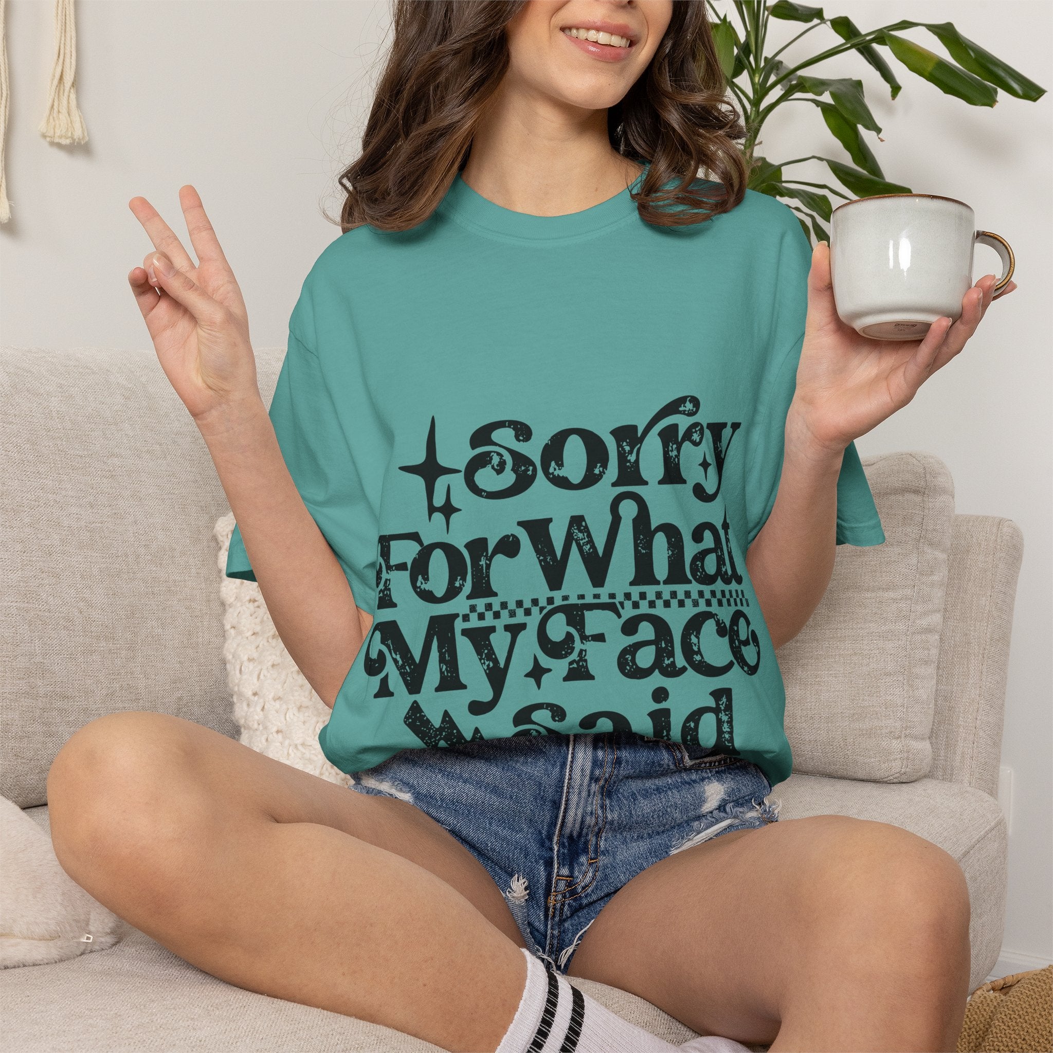 Sorry For What My Face Said T-Shirt