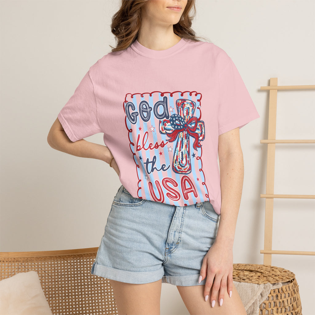 God Bless the USA Patriotic T-Shirt