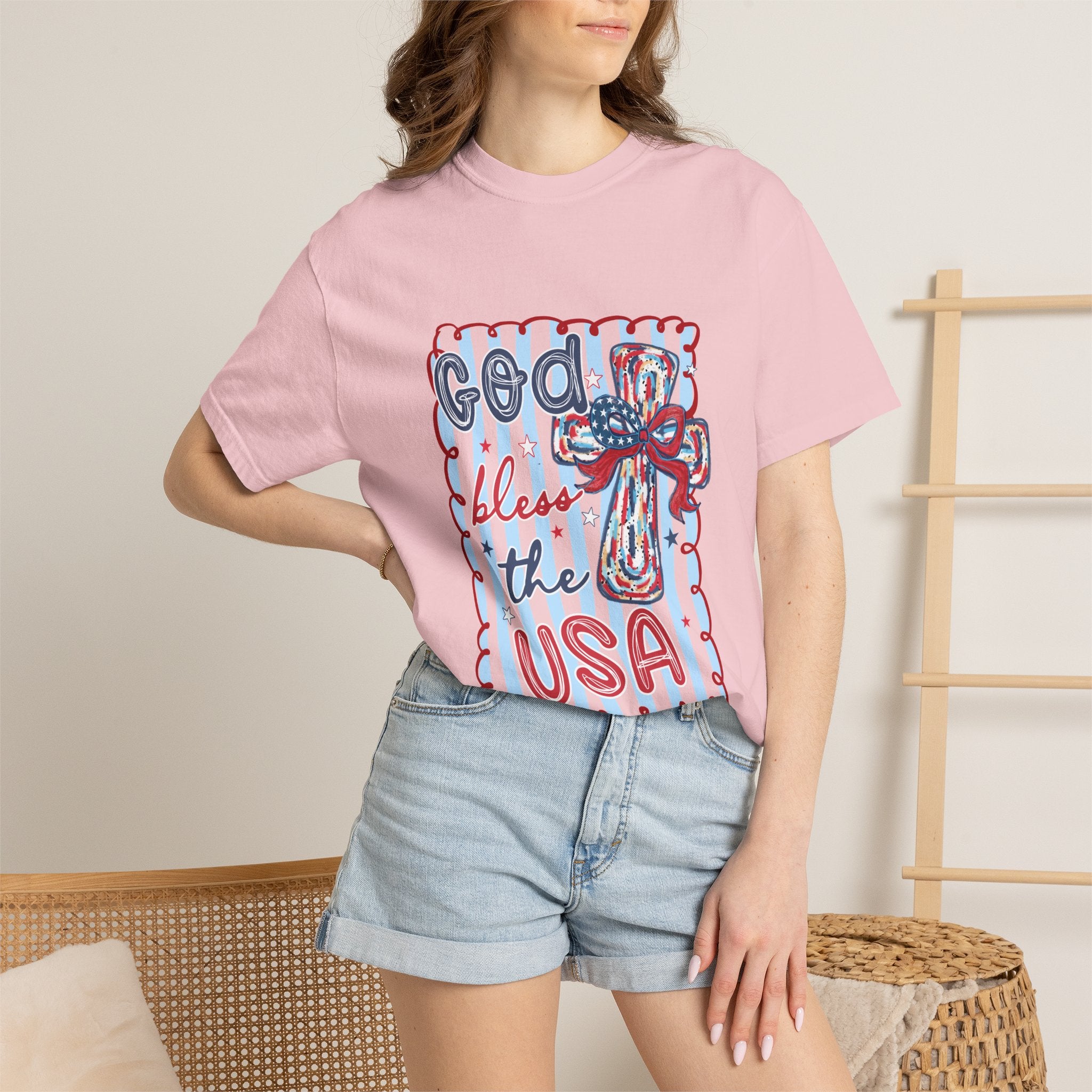 God Bless the USA Patriotic T-Shirt