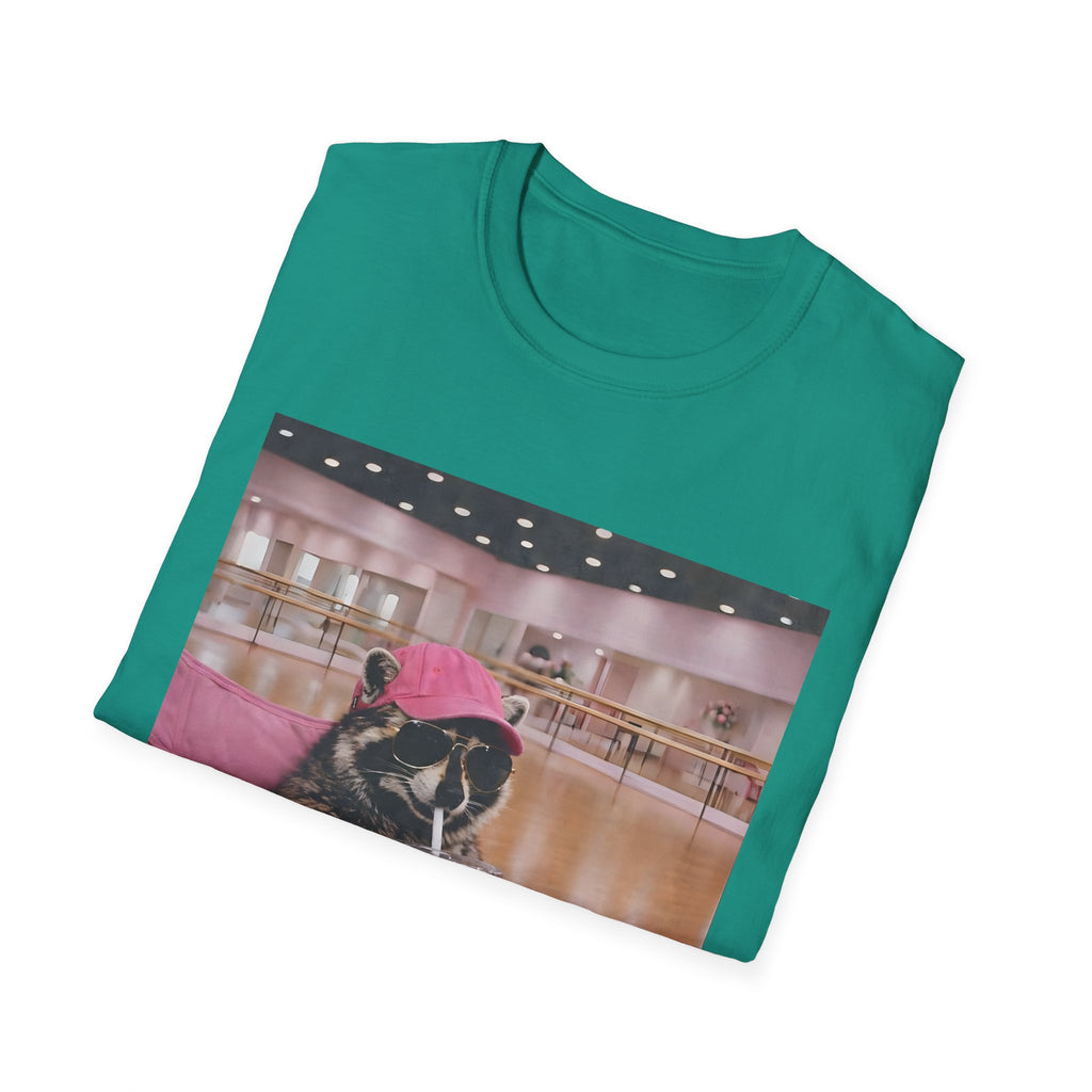 T-Shirt — Cute Dance Mom Graphic Tee ("I Live Here Now")