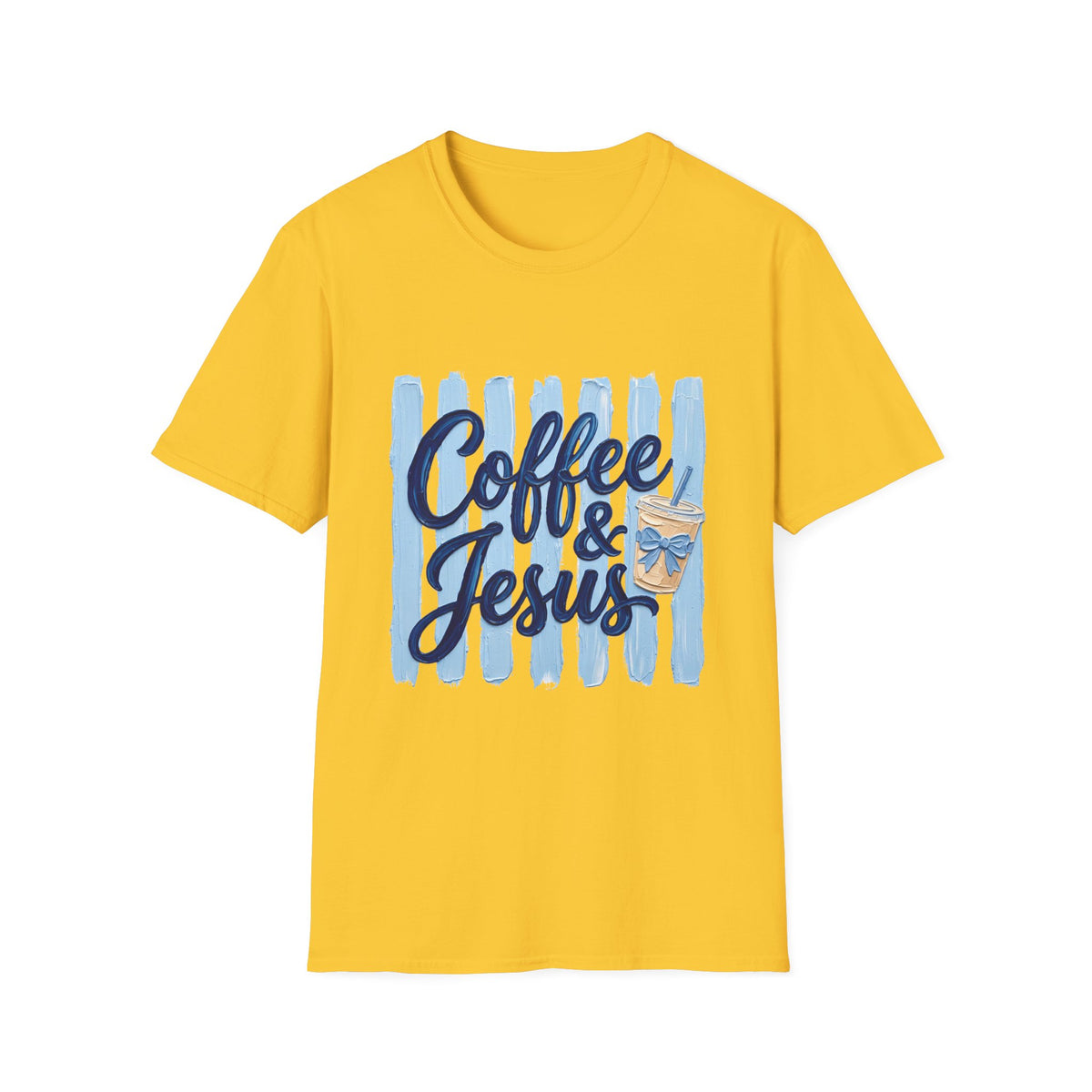 "Coffee & Jesus" Casual Graphic Tee