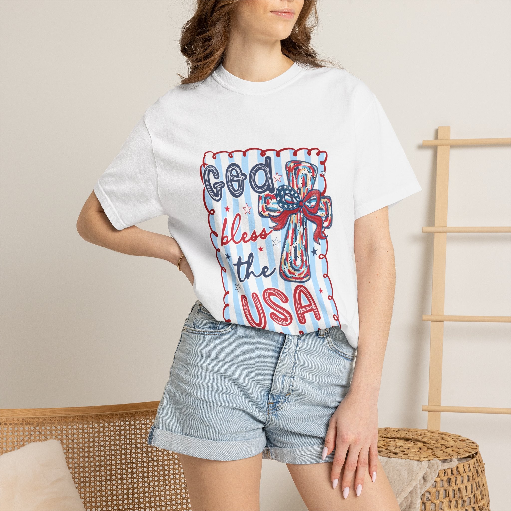God Bless the USA Patriotic T-Shirt