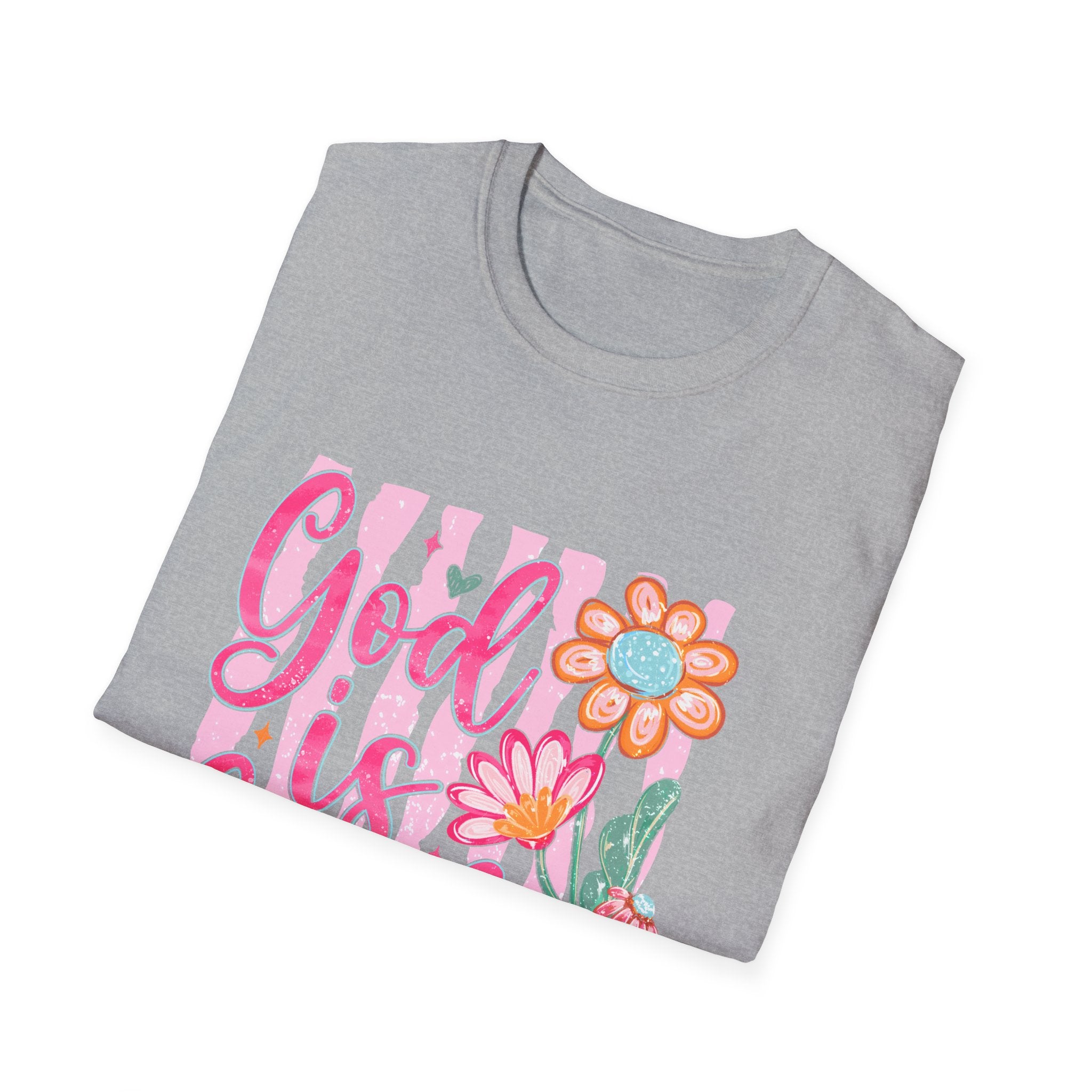 God Is Good Floral T‑Shirt — Inspirational Christian Tee